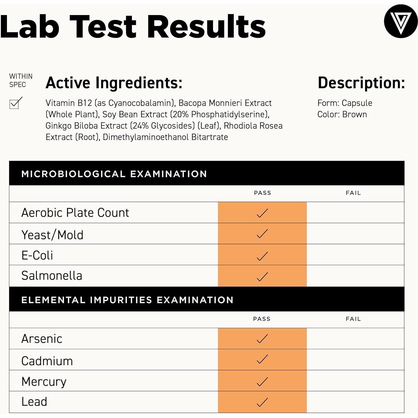 Suplemento Potenciador Cerebral Vital Vitamins 30 Cápsulas