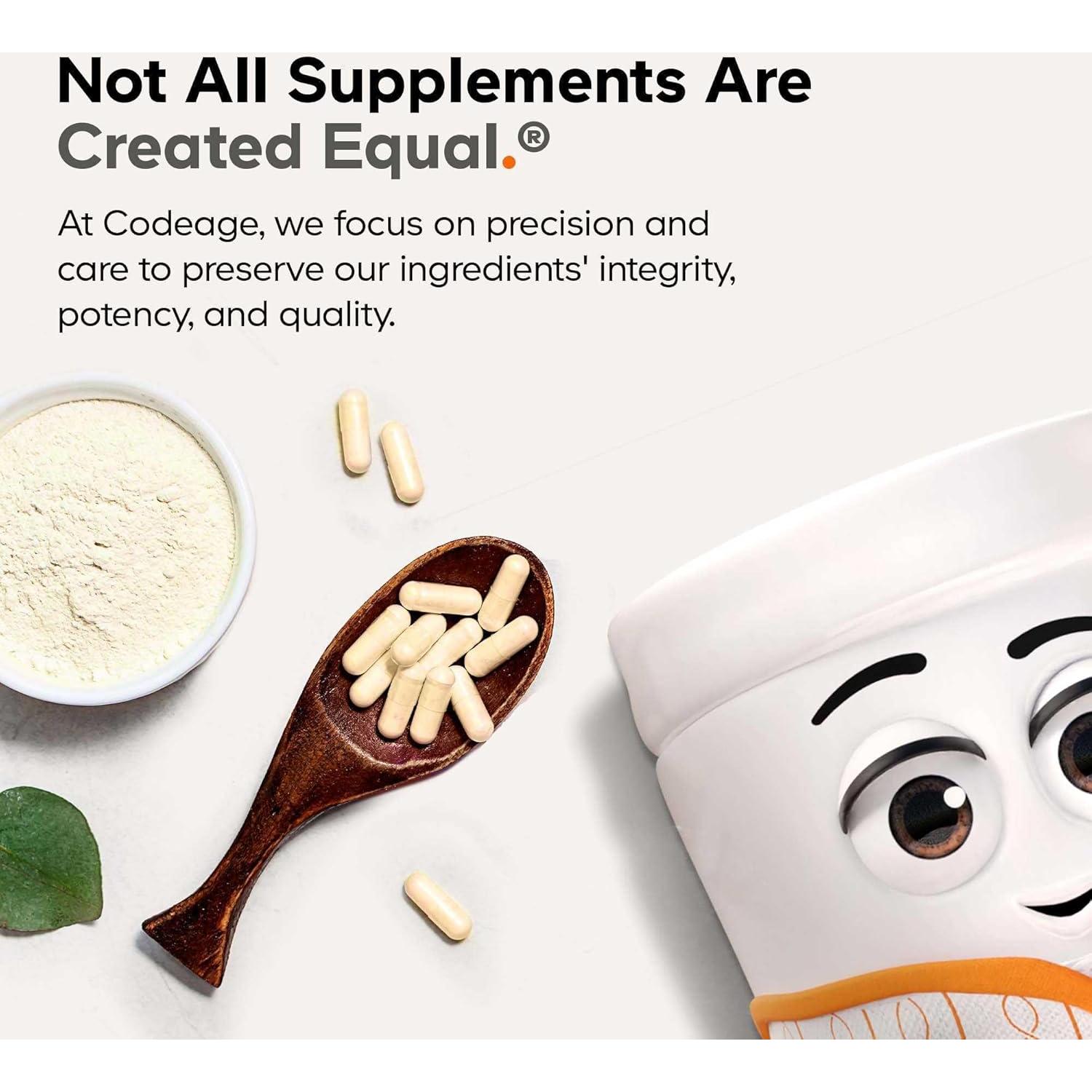 Vitaminas para el Cabello Codeage 10000 mcg Biotina y Colágeno