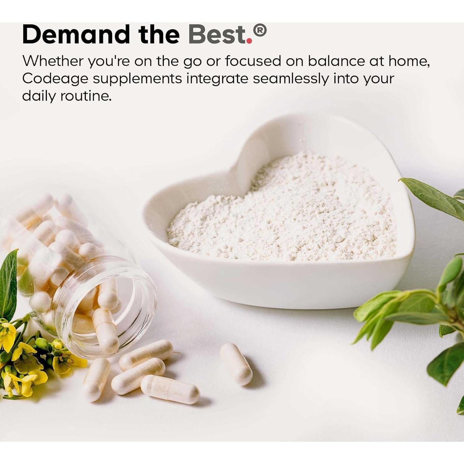 Vitaminas para el Cabello Codeage 10000 mcg Biotina y Colágeno