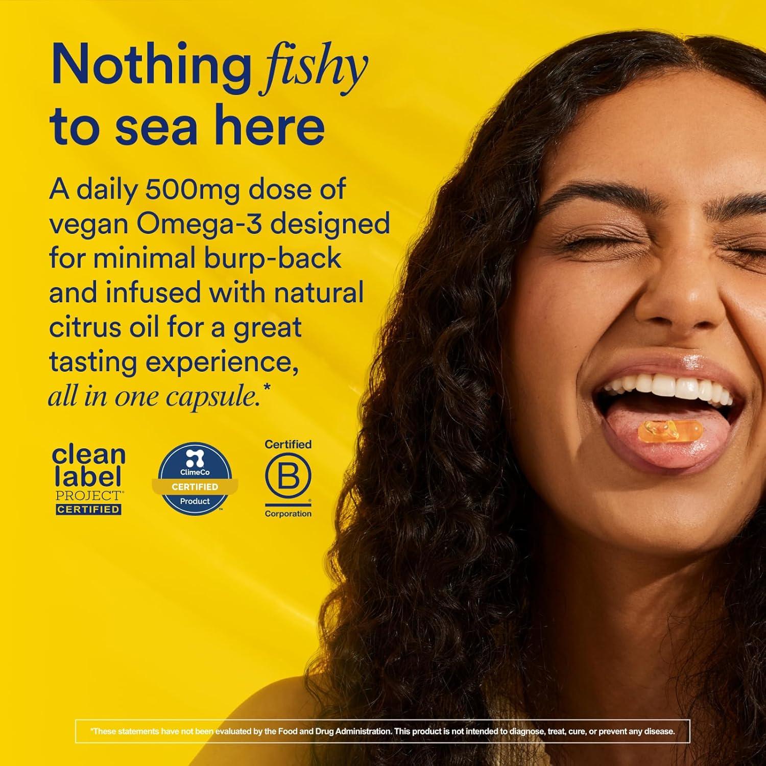 Omega 3 Vegano Ritual 500mg DHA EPA 30 Cápsulas