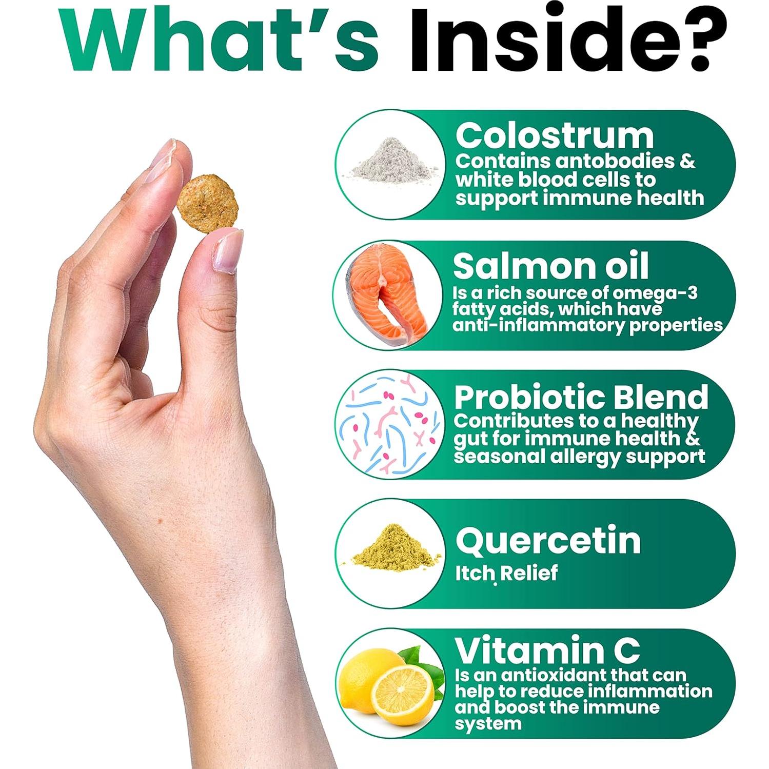 Masticables para Perros Grateful Pawz - Alivio Alergias y Picazón