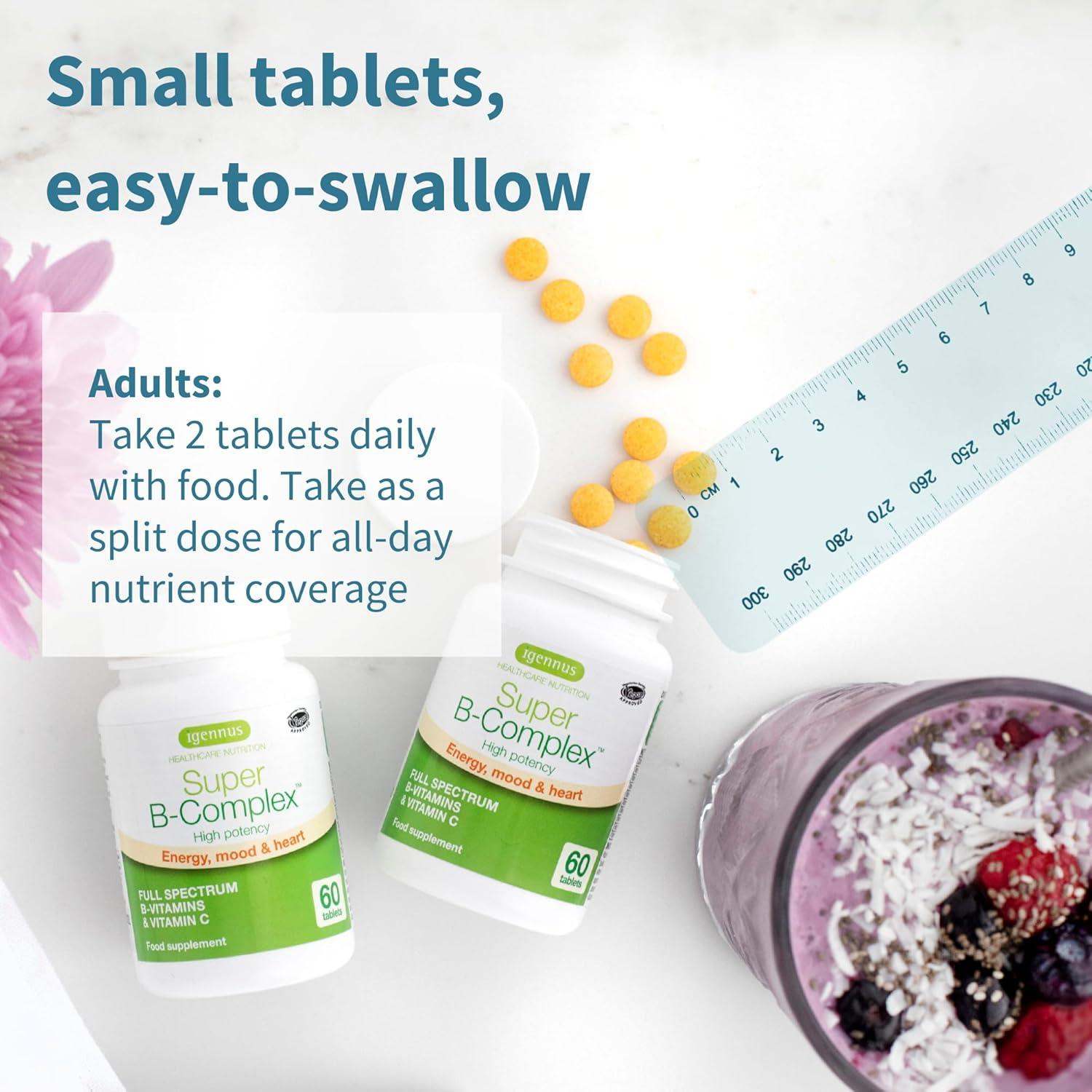 Suplemento Vitaminas B Metiladas Igennus 60 Tabletas Veganas