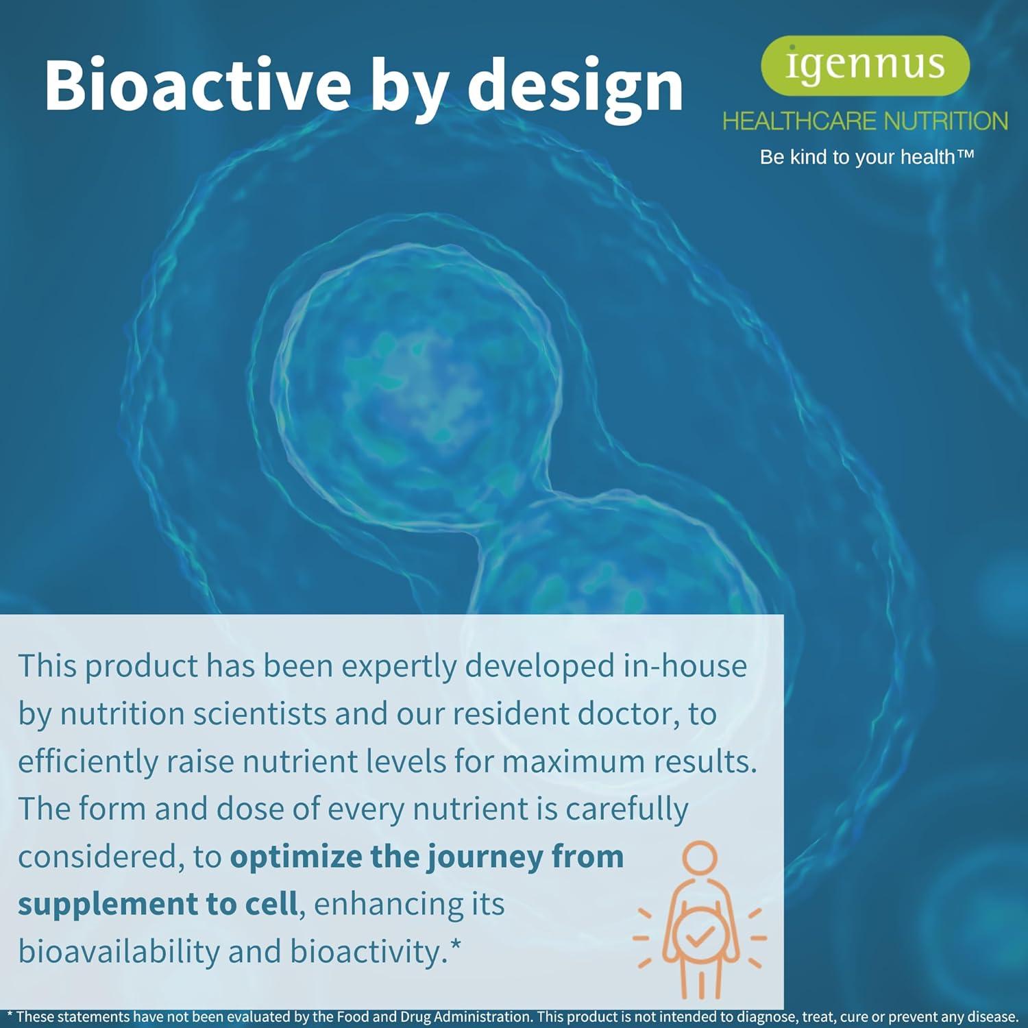 Suplemento Vitaminas B Metiladas Igennus 60 Tabletas Veganas