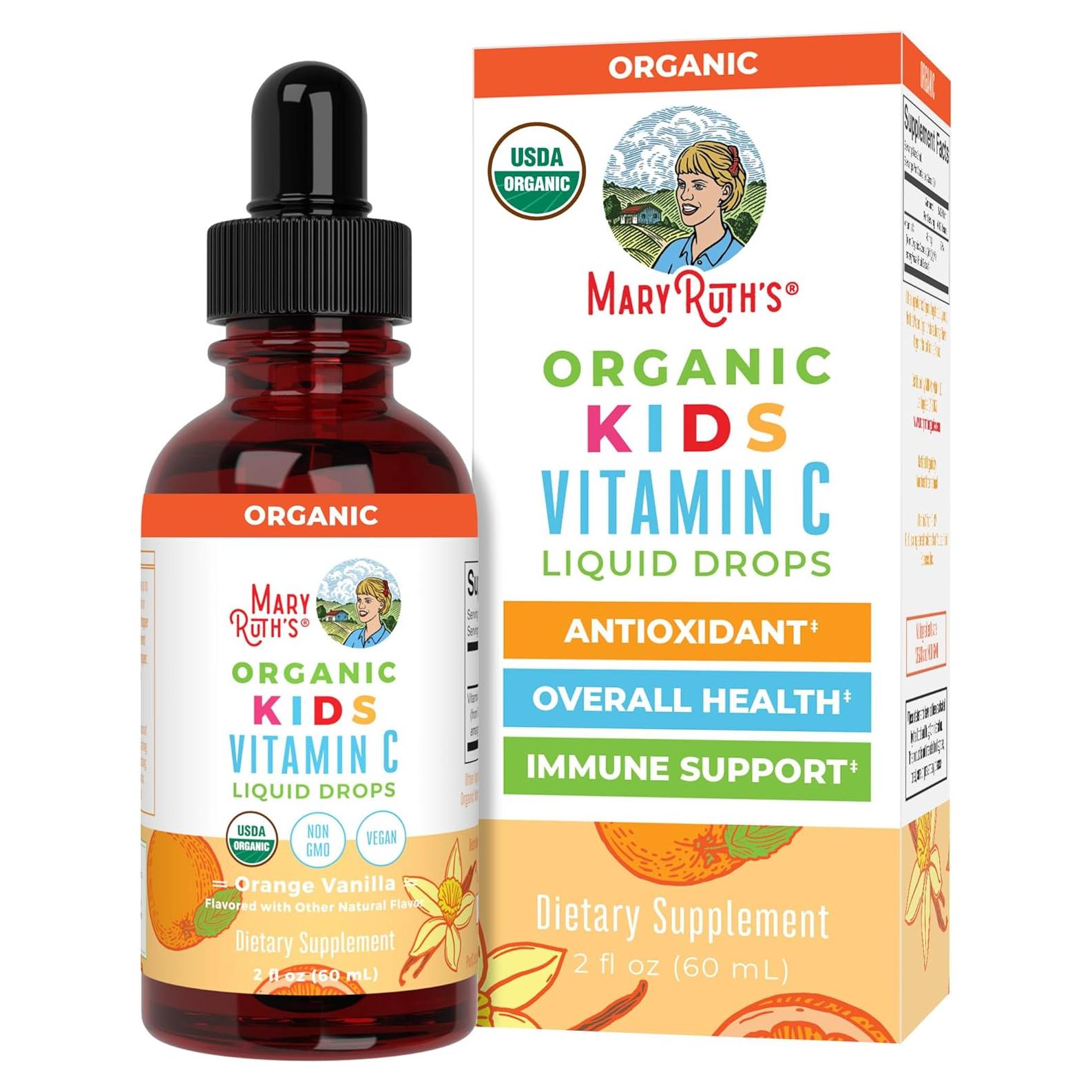 Gotas de Vitamina C para Niños MaryRuth 59ml Orgánica