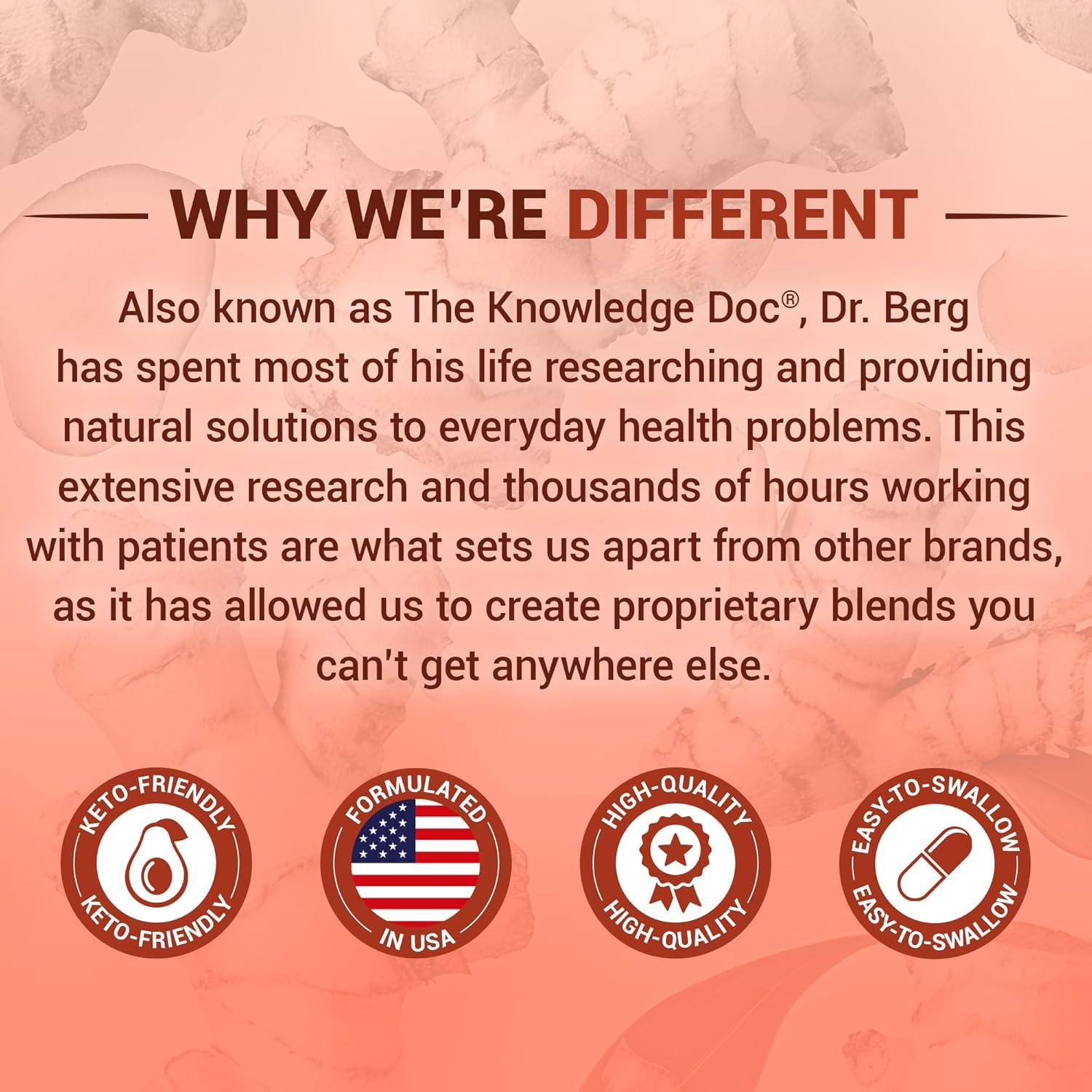 Enzimas Digestivas Avanzadas Dr. Berg 180 Cápsulas con Vinagre