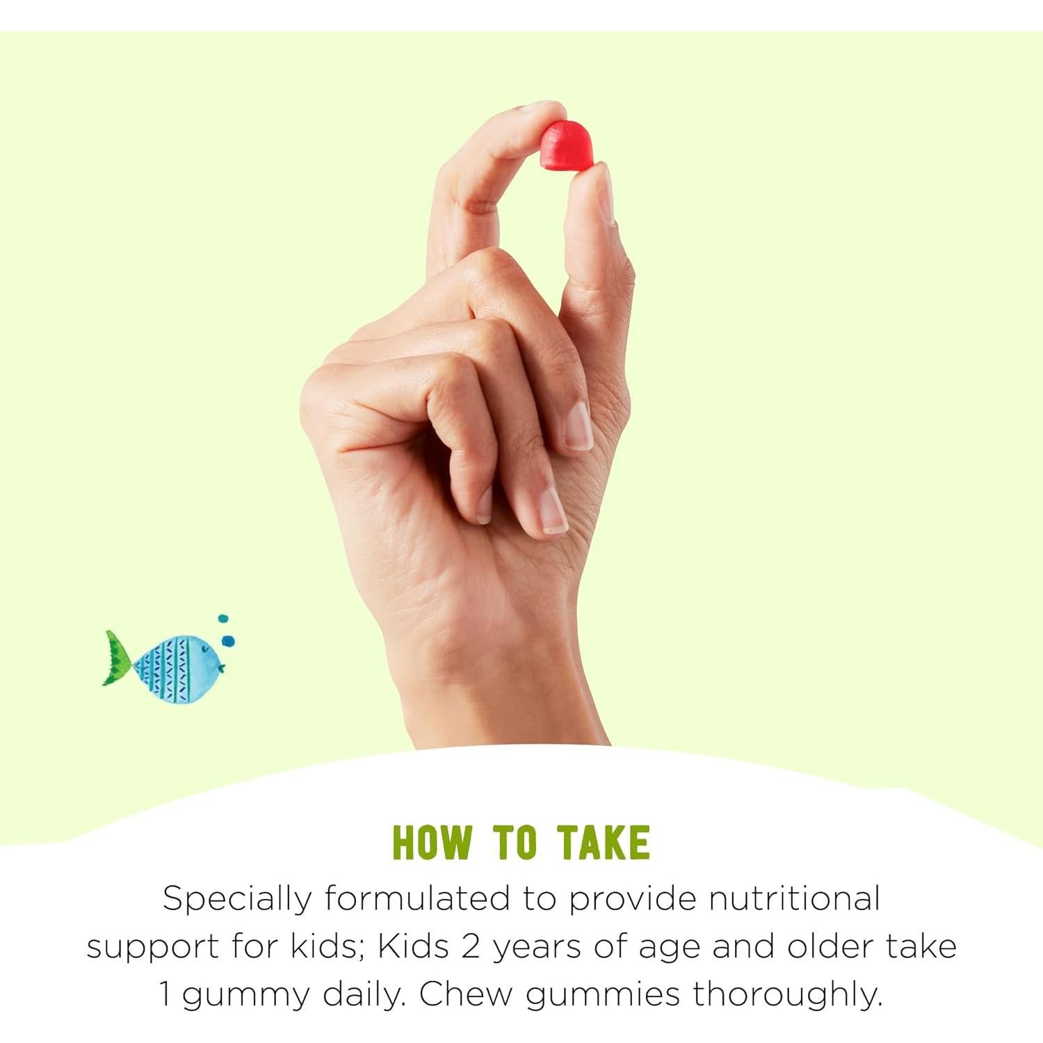 Gominolas Orgánicas Vitamina D3 Mama Bear 25 mcg 80 Unidades