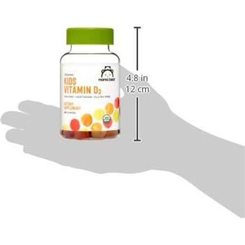 Gominolas Orgánicas Vitamina D3 Mama Bear 25 mcg 80 Unidades