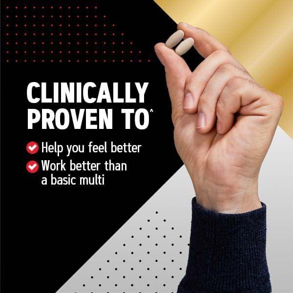 GNC Mega Men Multivitaminas 180 Tabletas - Soporte Energía e Inmunidad