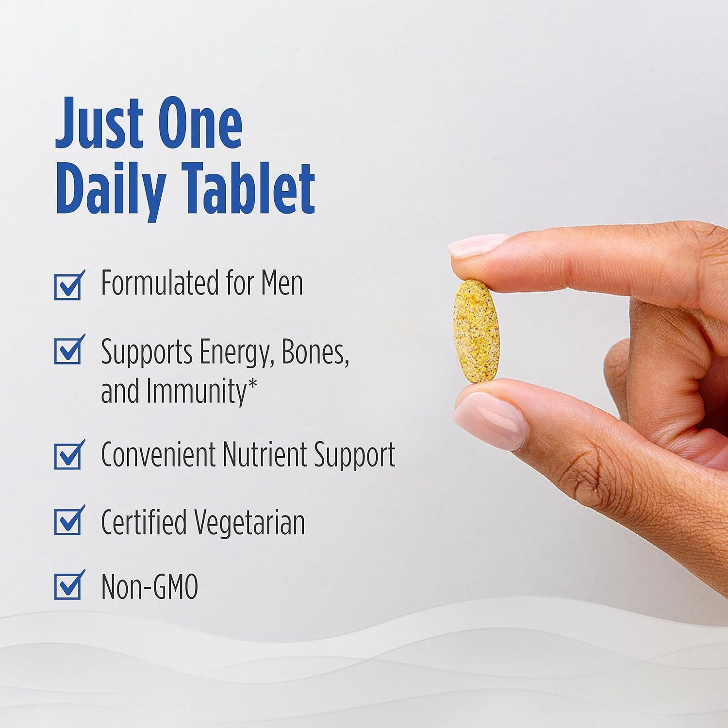 Multivitamina Diaria para Hombres Nordic Naturals - 20 Nutrientes - 30 Tabletas