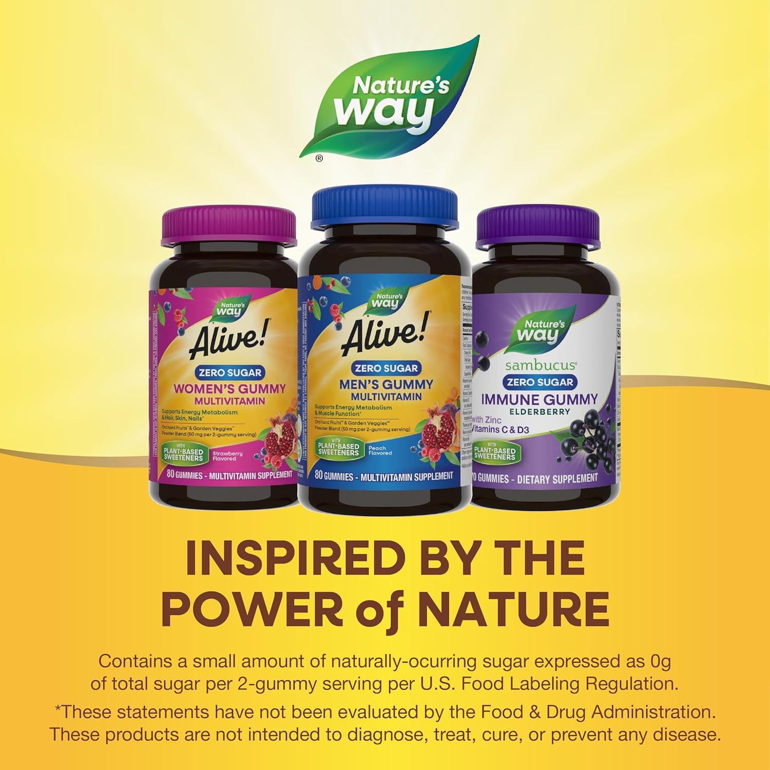 Gomitas Multivitamínicas para Hombres Alive! Sin Azúcar