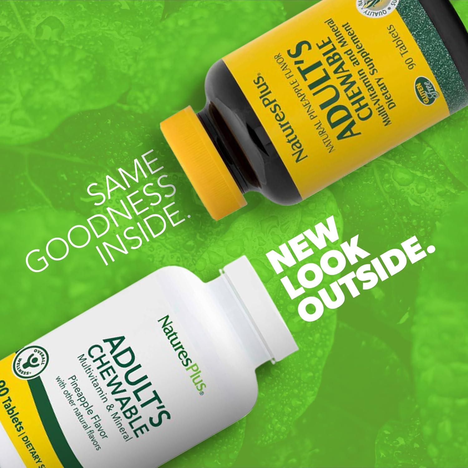 Multivitamina Masticable Natures Plus 90 Tabletas Sabor Piña