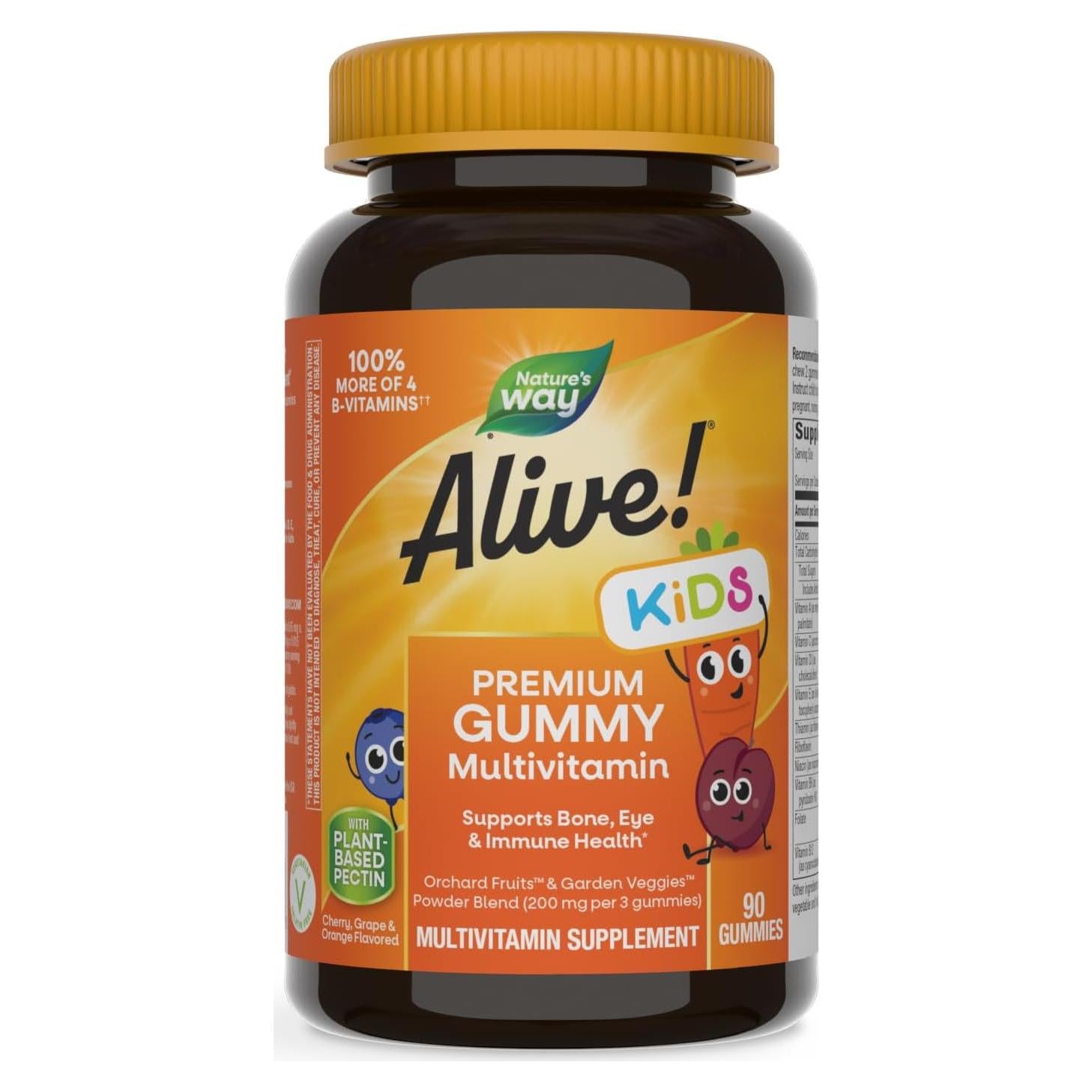 Vitaminas Gummy Premium para Niños Nature's Way 90 Gomas