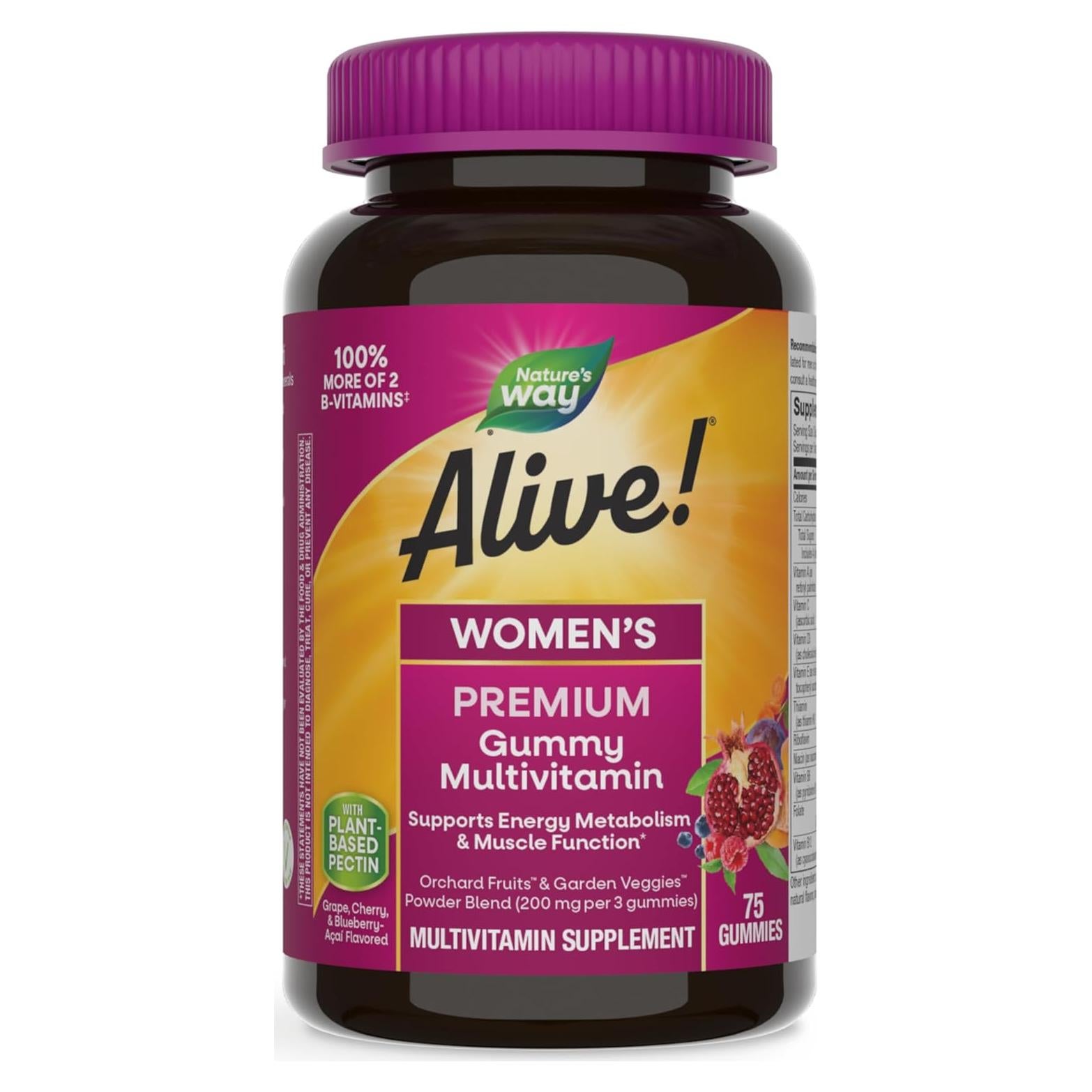 Multivitaminas Gummy Premium para Mujeres Nature's Way 75 G