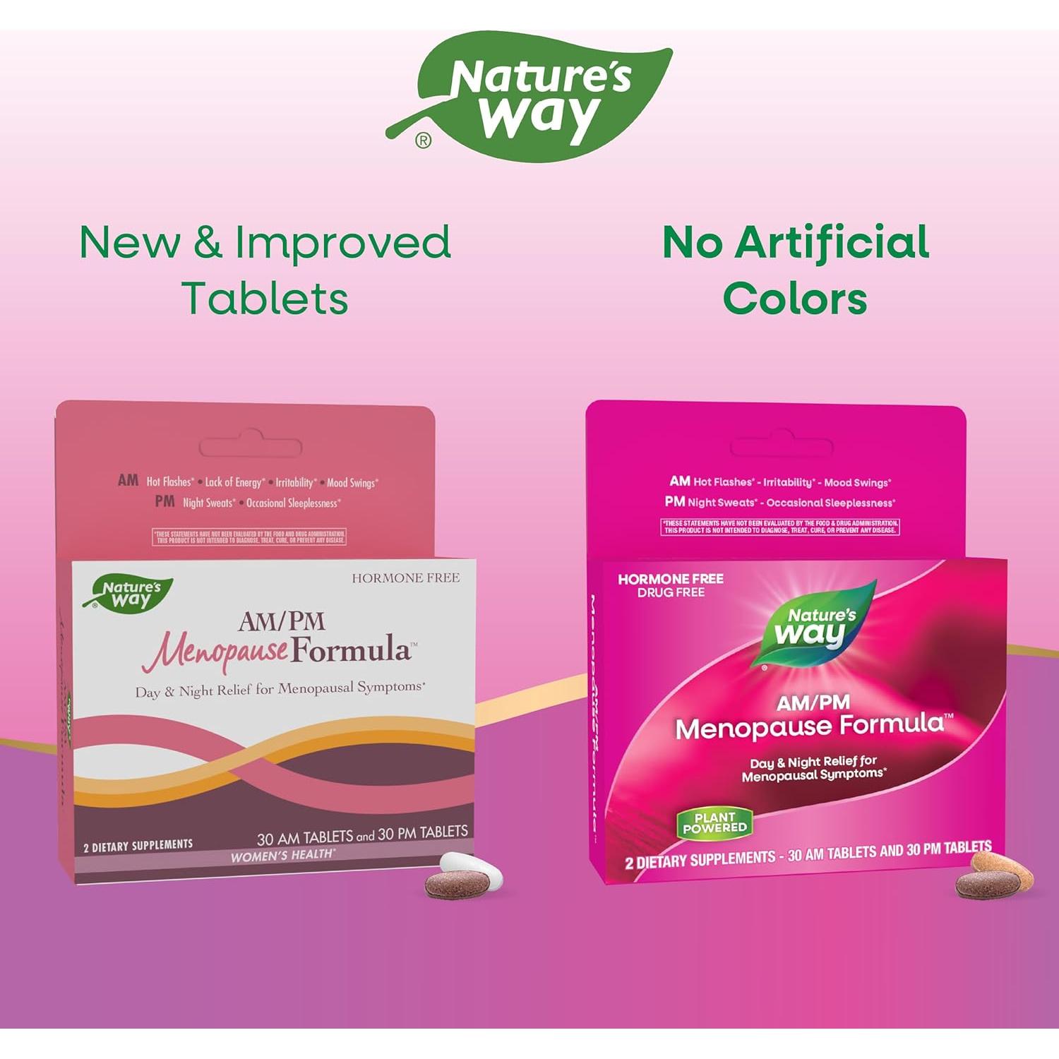 Fórmula de Menopausia AM/PM Nature's Way 60 Tabletas