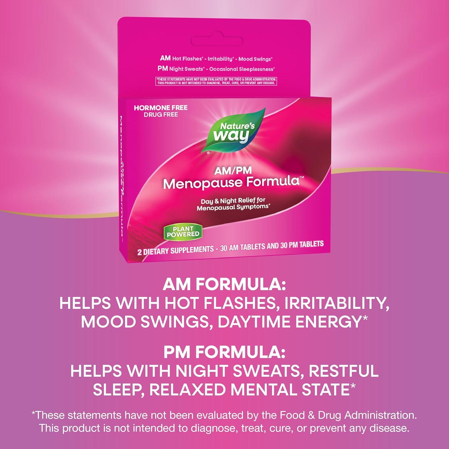 Fórmula de Menopausia AM/PM Nature's Way 60 Tabletas