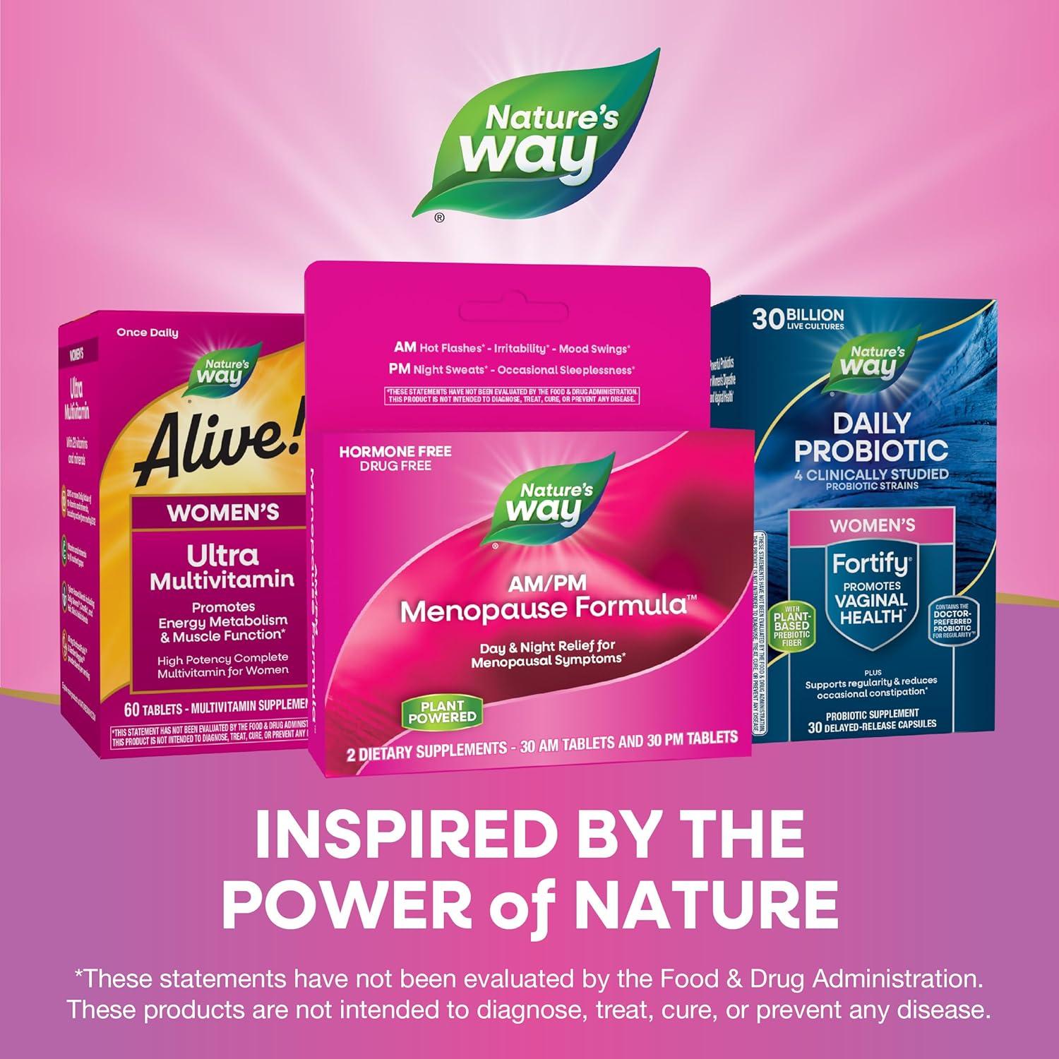 Fórmula de Menopausia AM/PM Nature's Way 60 Tabletas