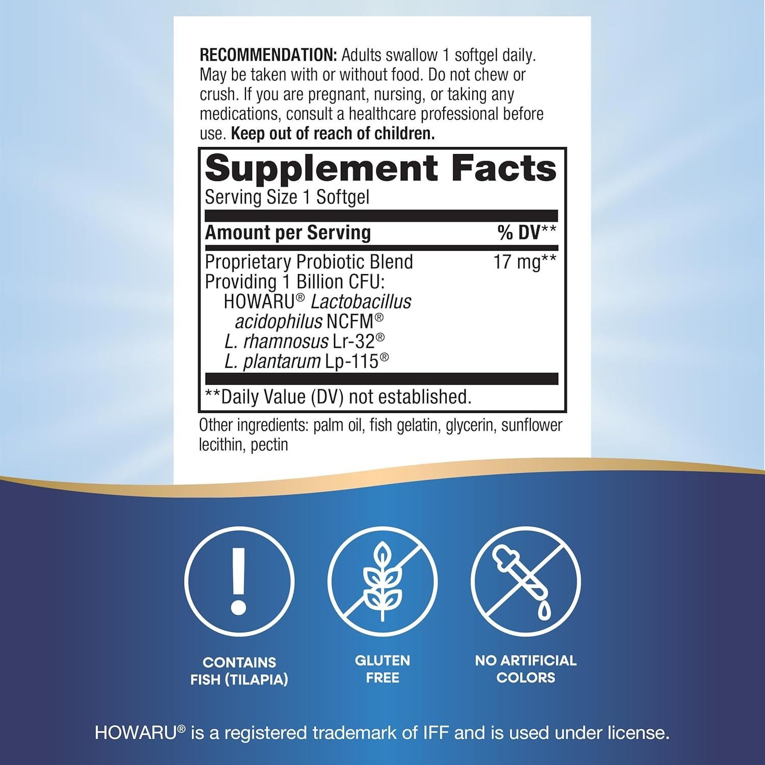 Perlas Probioticas Nature's Way para Mujeres 90 Cápsulas