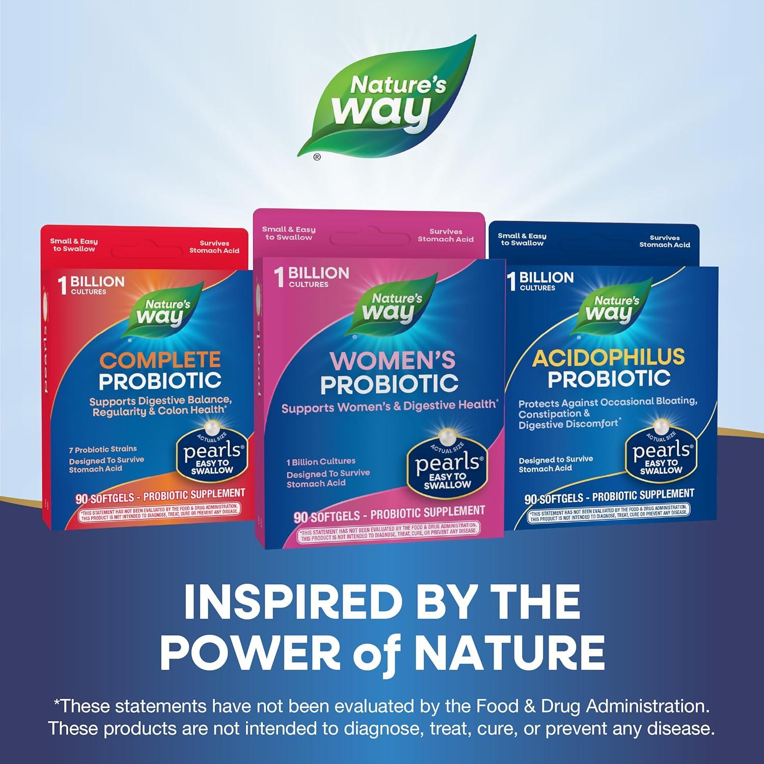 Perlas Probioticas Nature's Way para Mujeres 90 Cápsulas