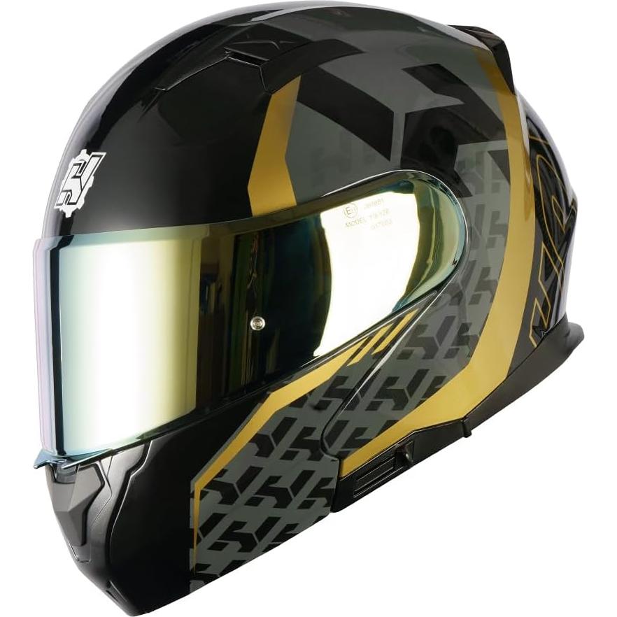 Casco HAX Modular Flip-Up Wind Gold - Ligero y Seguro