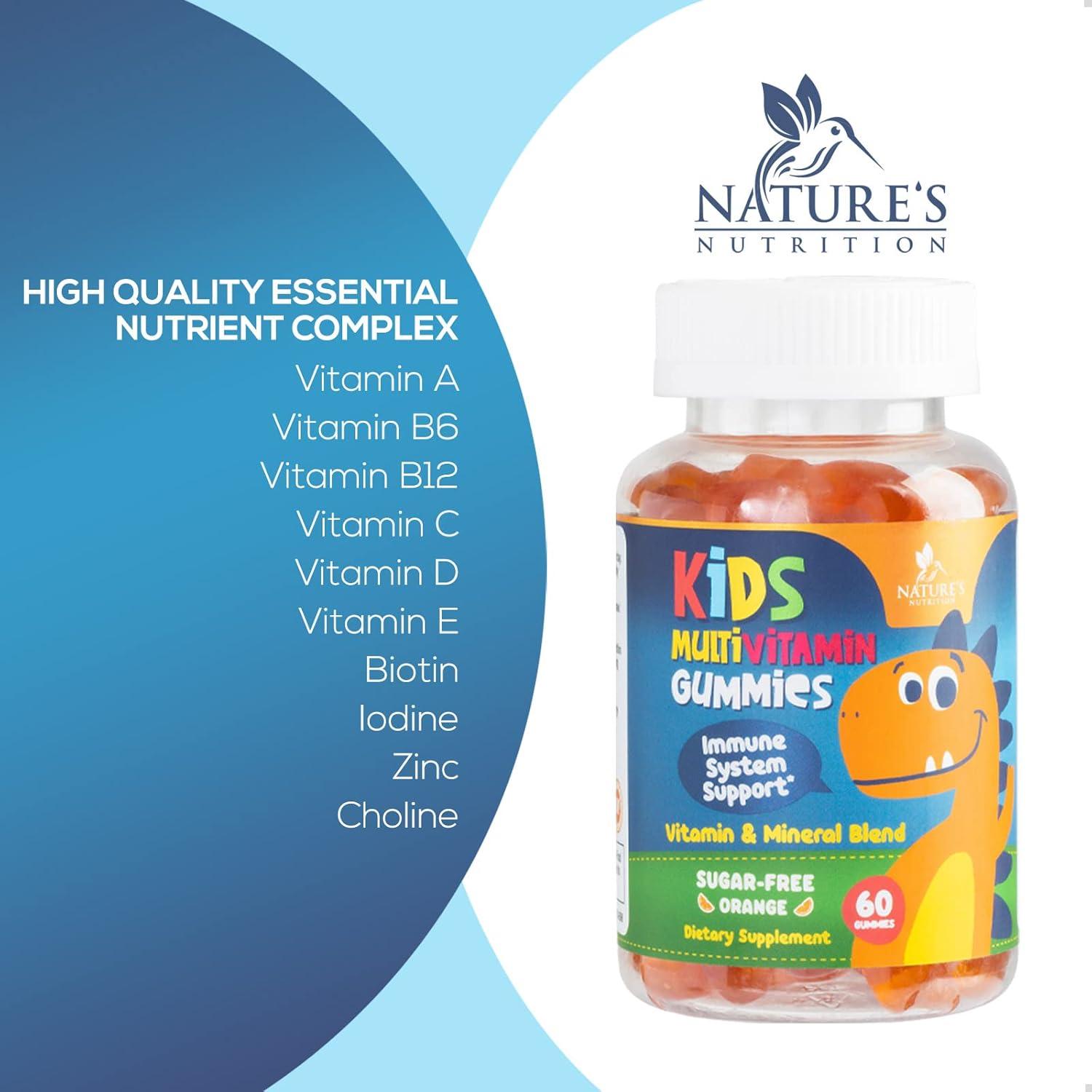 Gominolas Multivitamínicas para Niños Nature's Nutrition 60 Unidades
