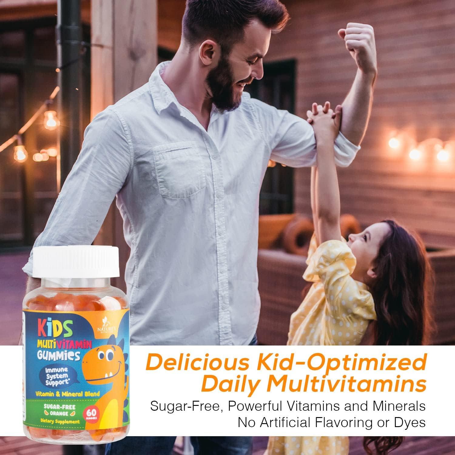 Gominolas Multivitamínicas para Niños Nature's Nutrition 60 Unidades