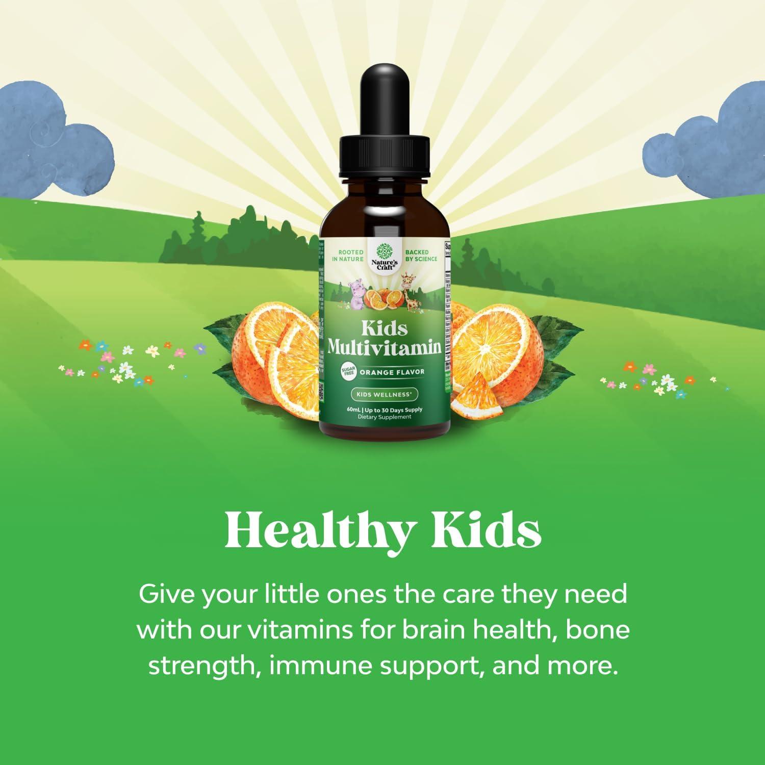Multivitamina Líquida Natures Craft para Niños 30 Porciones