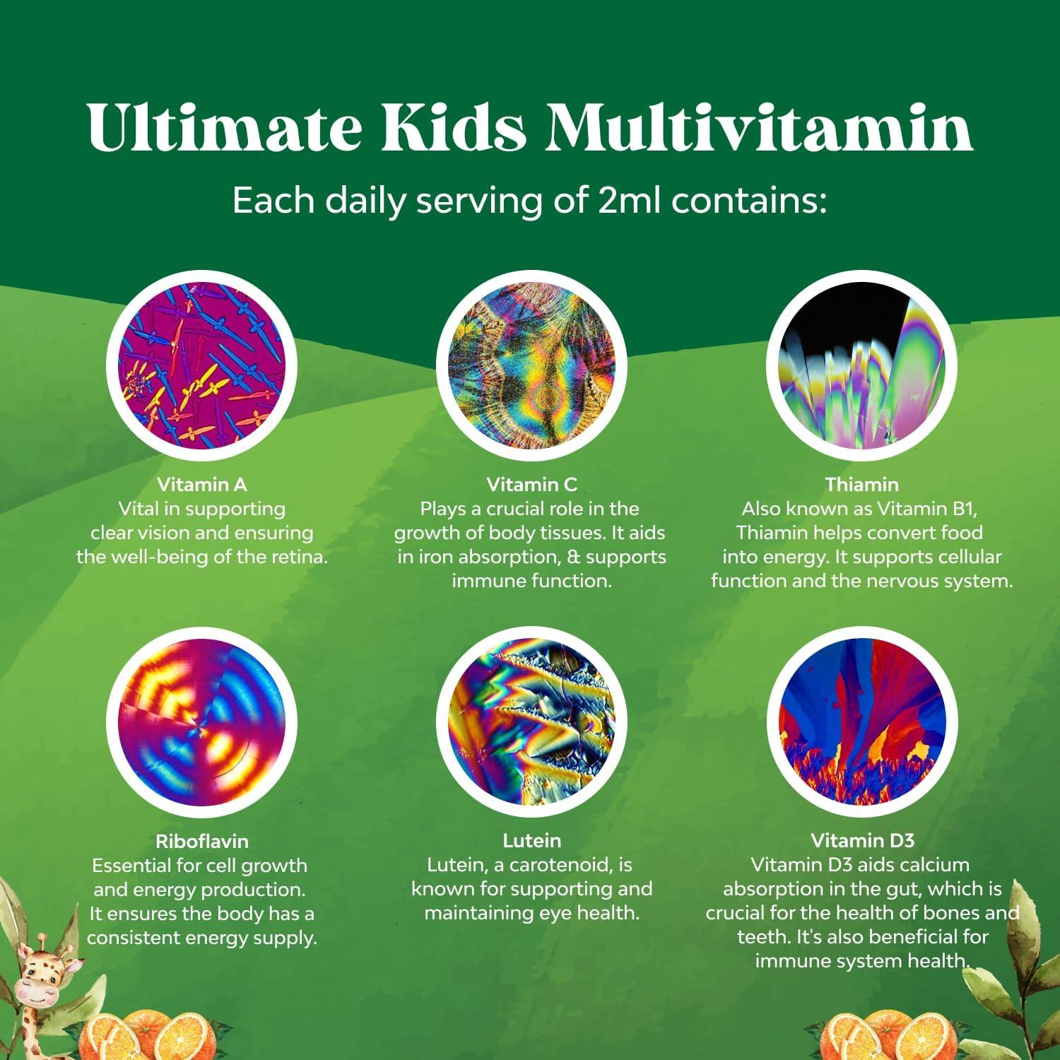 Multivitamina Líquida Natures Craft para Niños 30 Porciones
