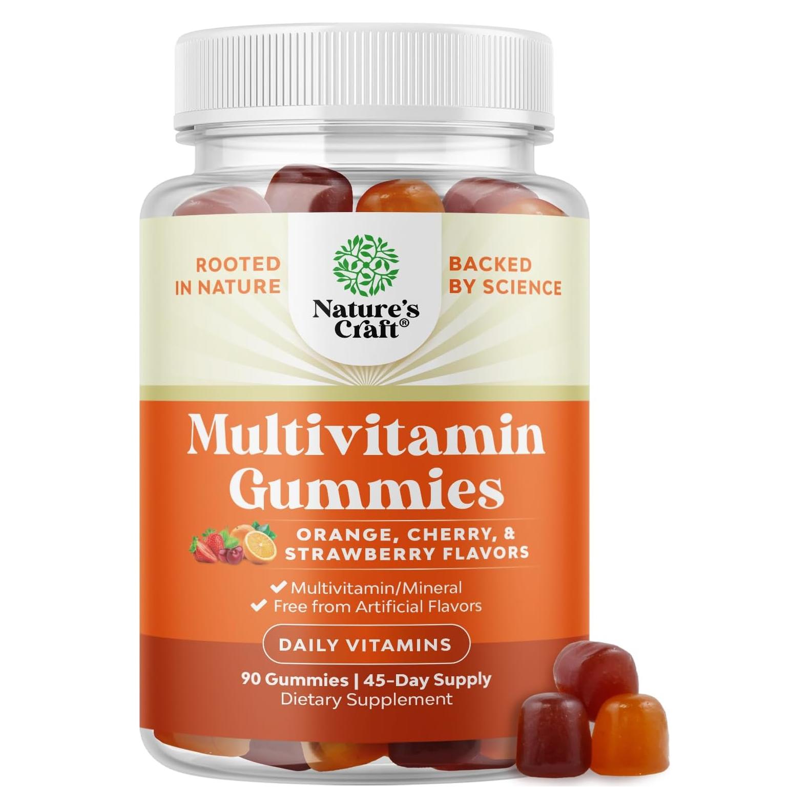 Gomitas Multivitamínicas Natures Craft 90 Unidades Halal