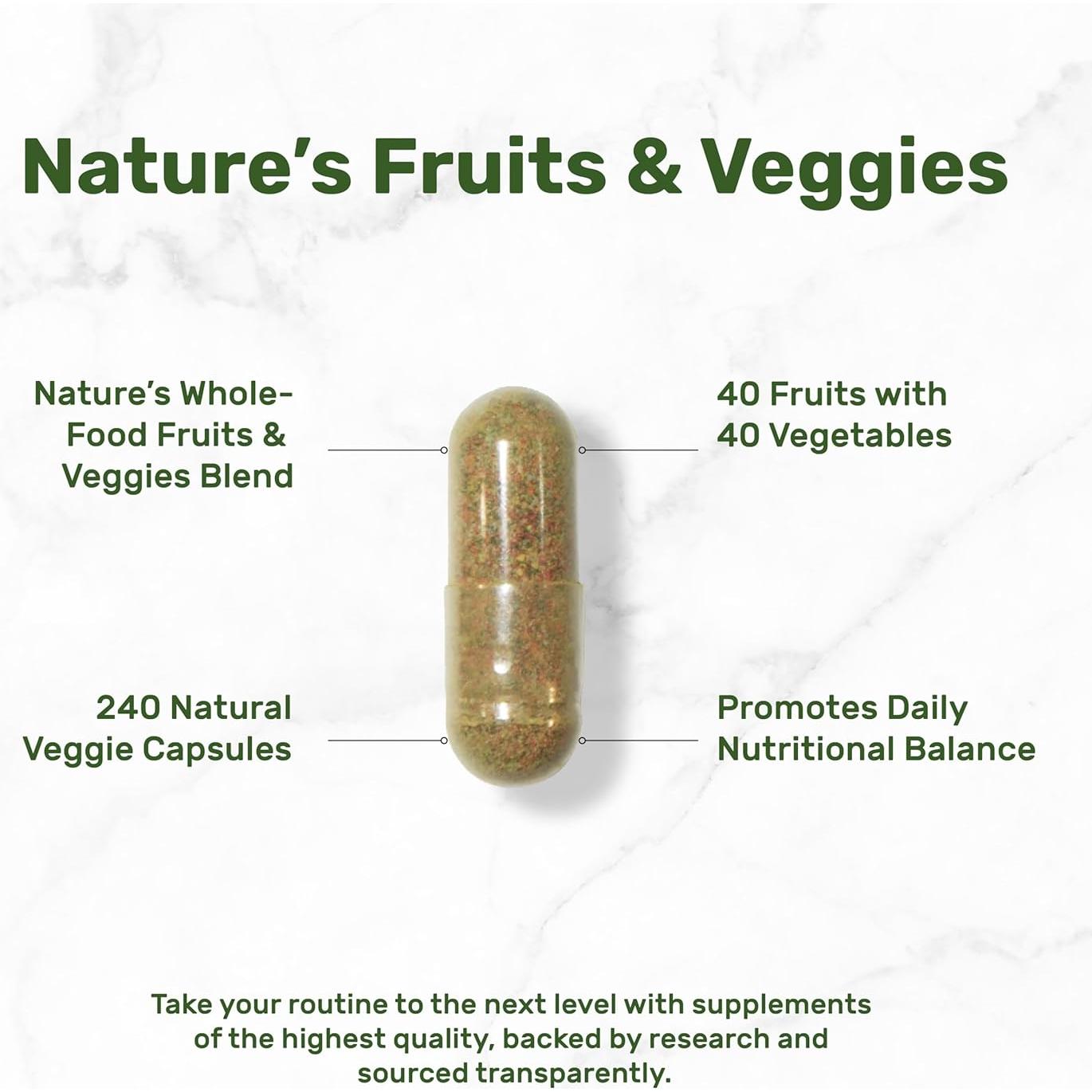 Suplemento de Frutas y Verduras Deal Supplement 240 Cápsulas