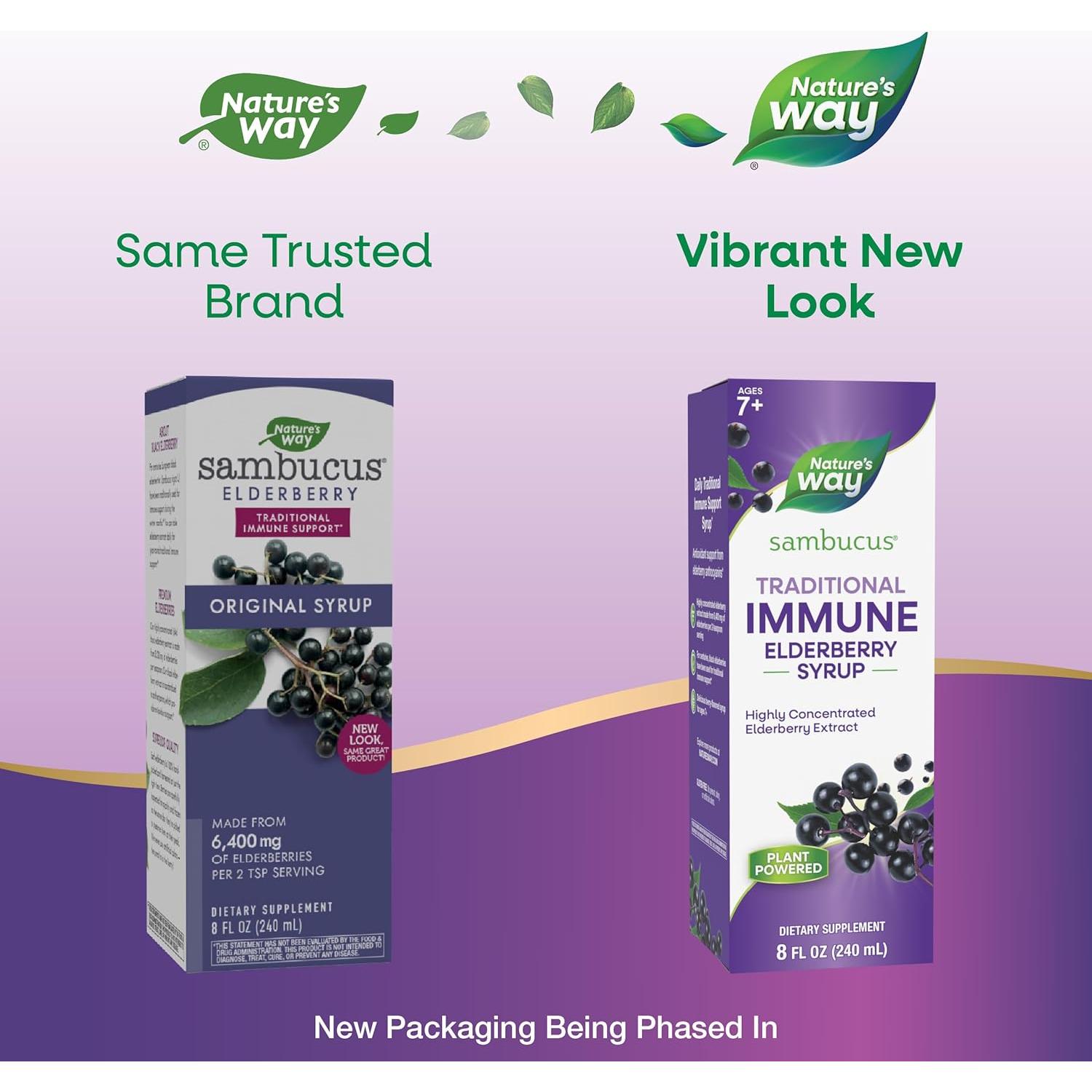 Jarabe Inmunológico Sambucus Nature's Way 236.6 mL Antioxidante