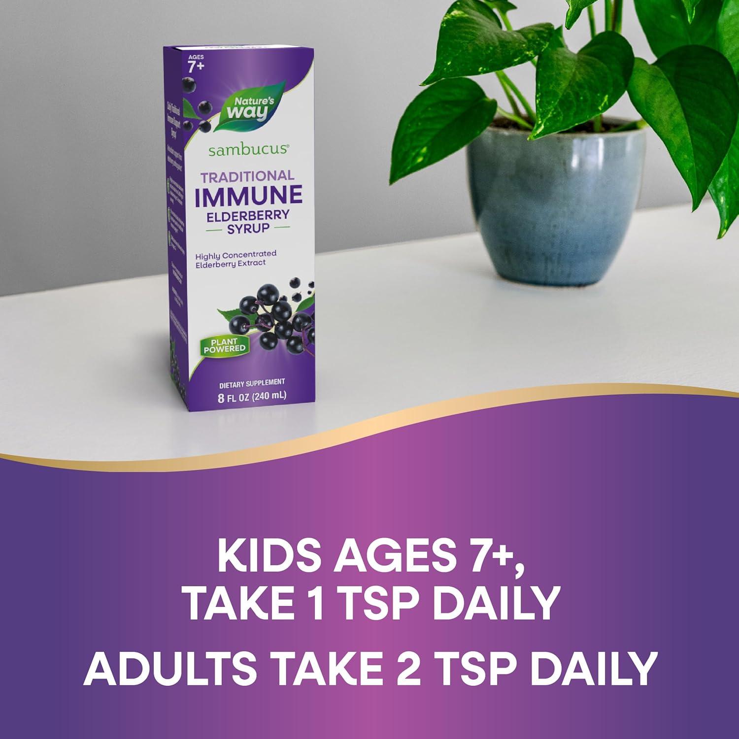 Jarabe Inmunológico Sambucus Nature's Way 236.6 mL Antioxidante