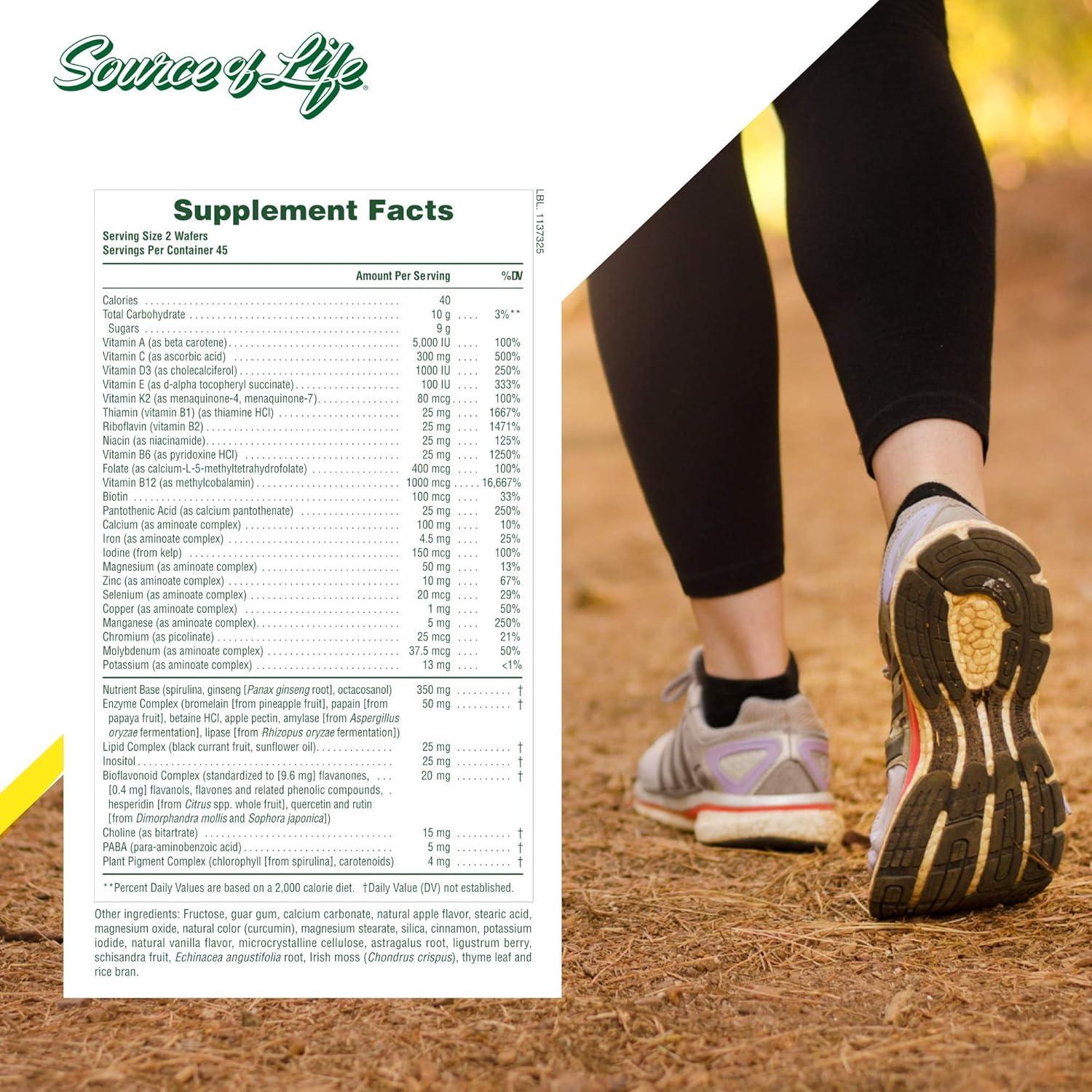 Galletas Masticables Multivitamínicas Natures Plus Manzana Canela - 180 G