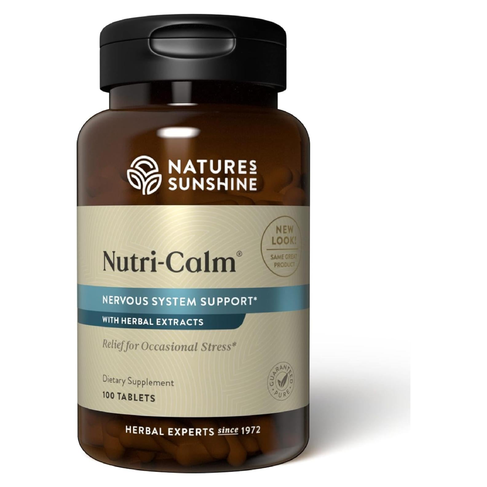 Suplemento Herbal Nutri-Calm Nature's Sunshine 100 Cápsulas
