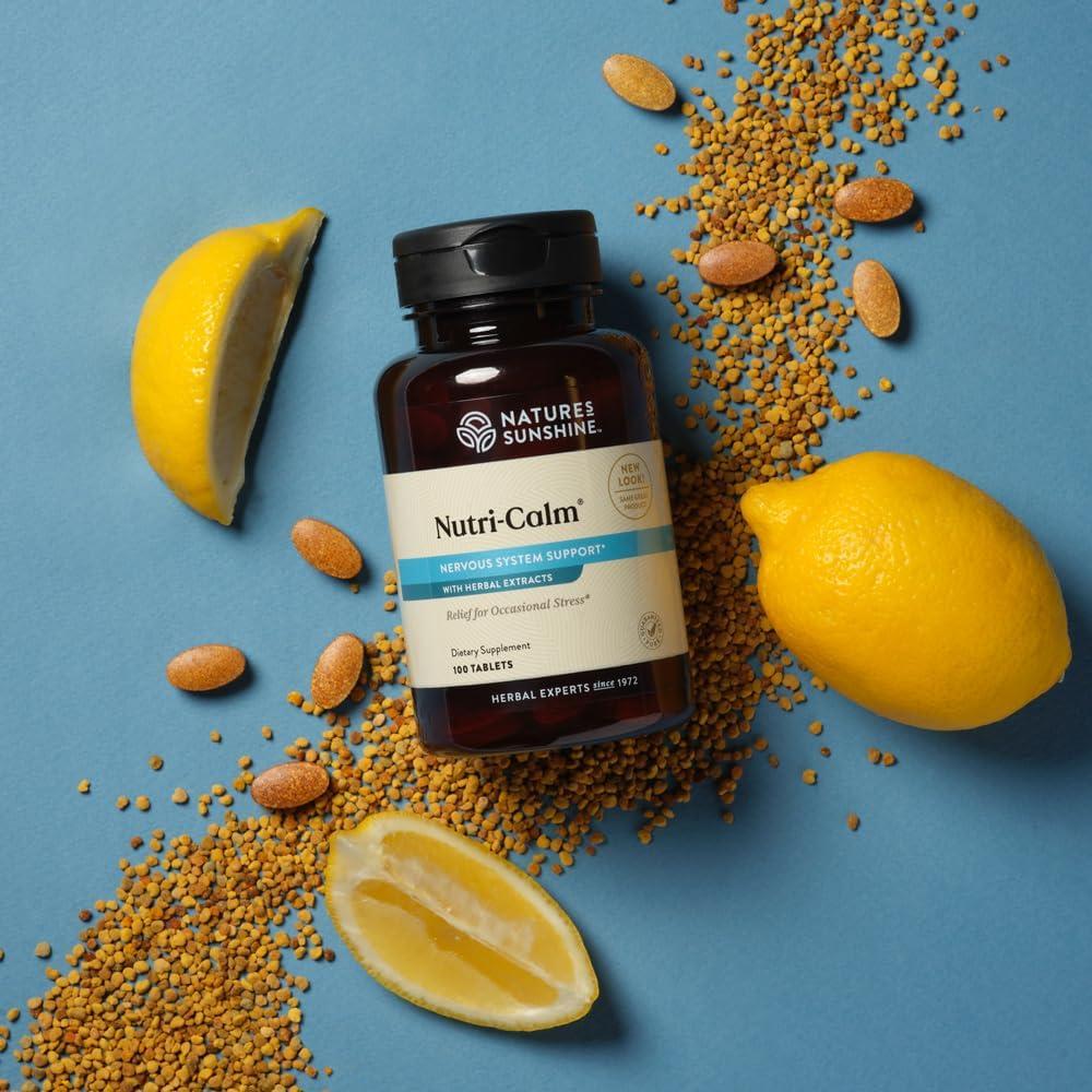 Suplemento Herbal Nutri-Calm Nature's Sunshine 100 Cápsulas