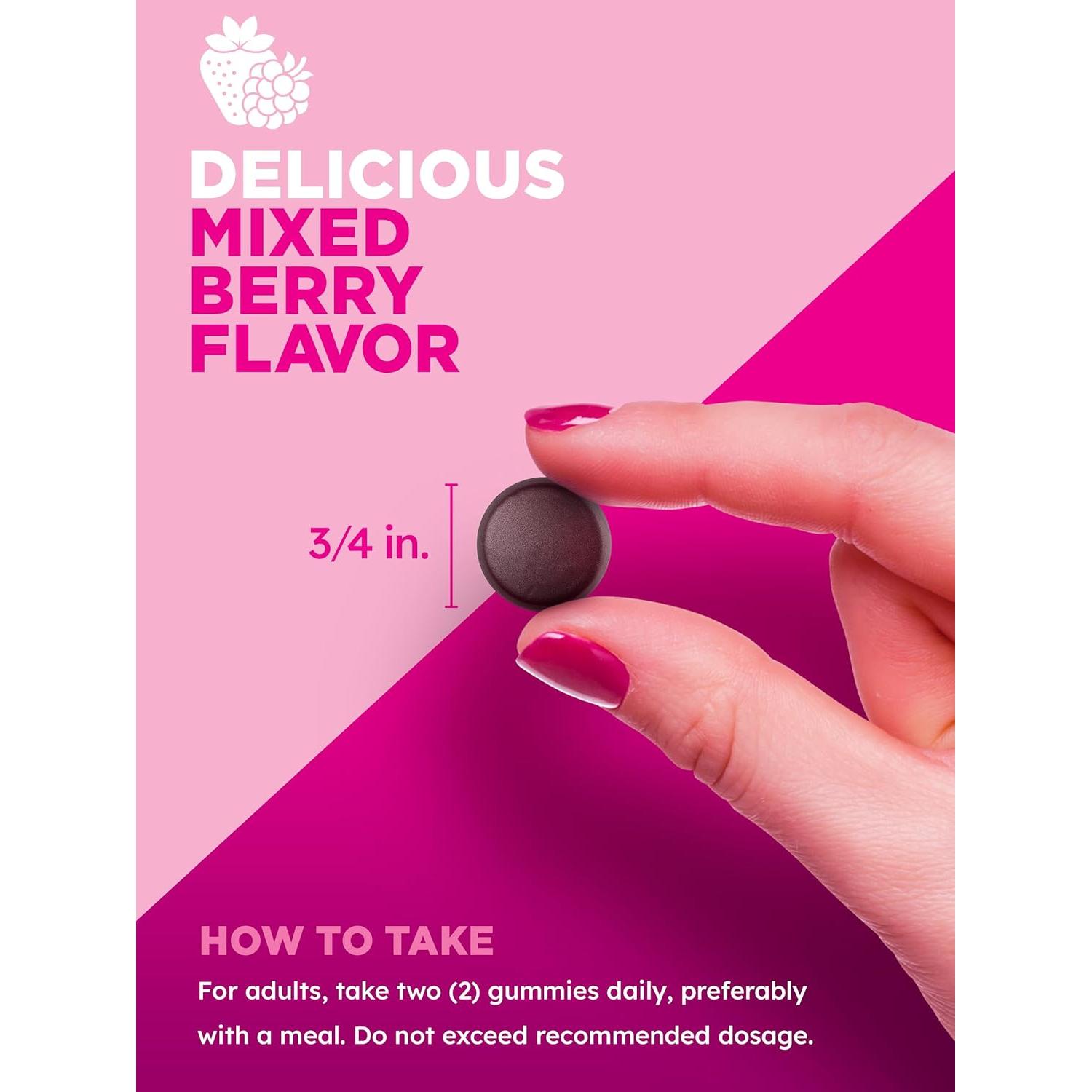 Gomitas Multivitamínicas PINK para Mujeres con Colágeno 100g