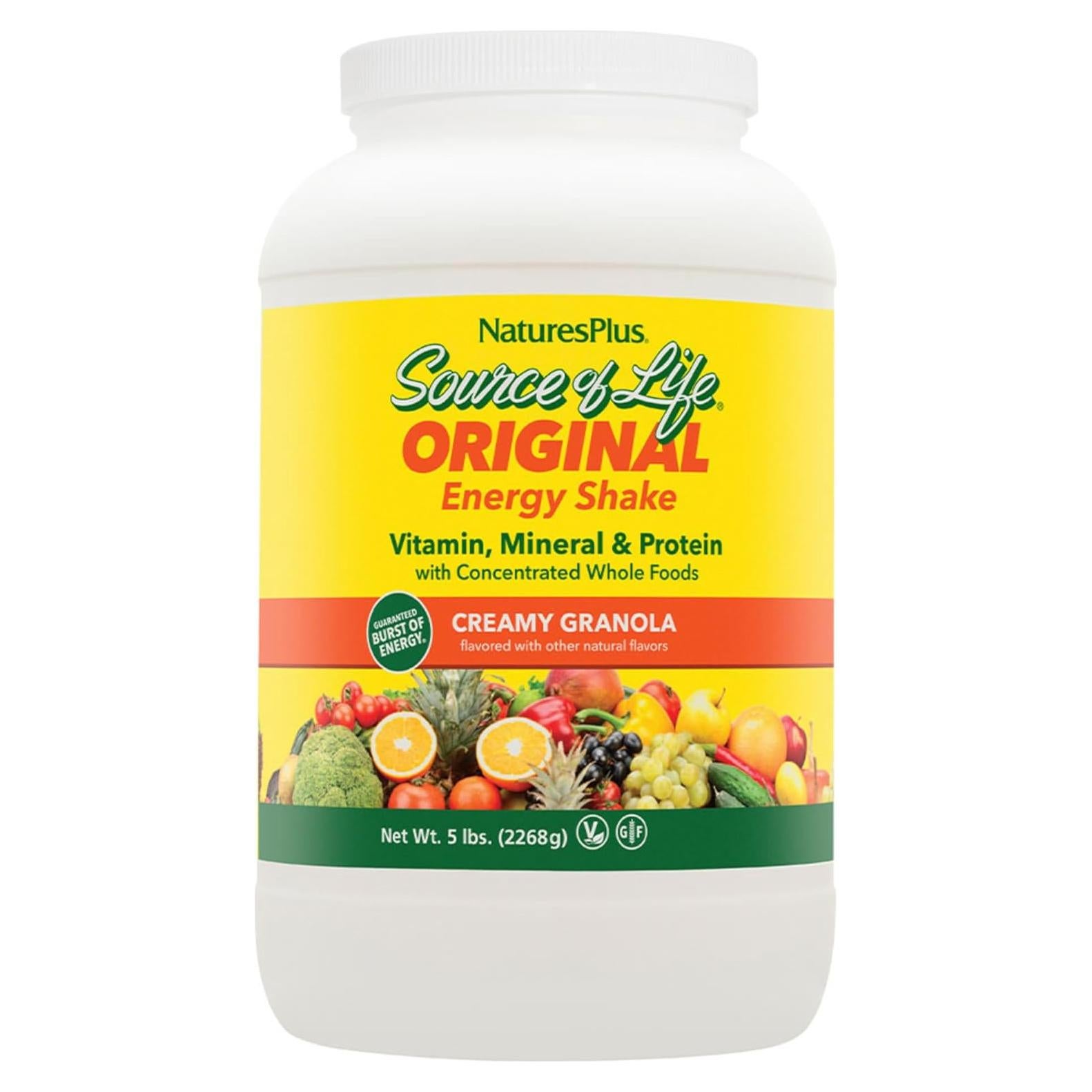 Batido Energético Natures Plus Fuente de Vida 2.27 kg - 13g Proteína