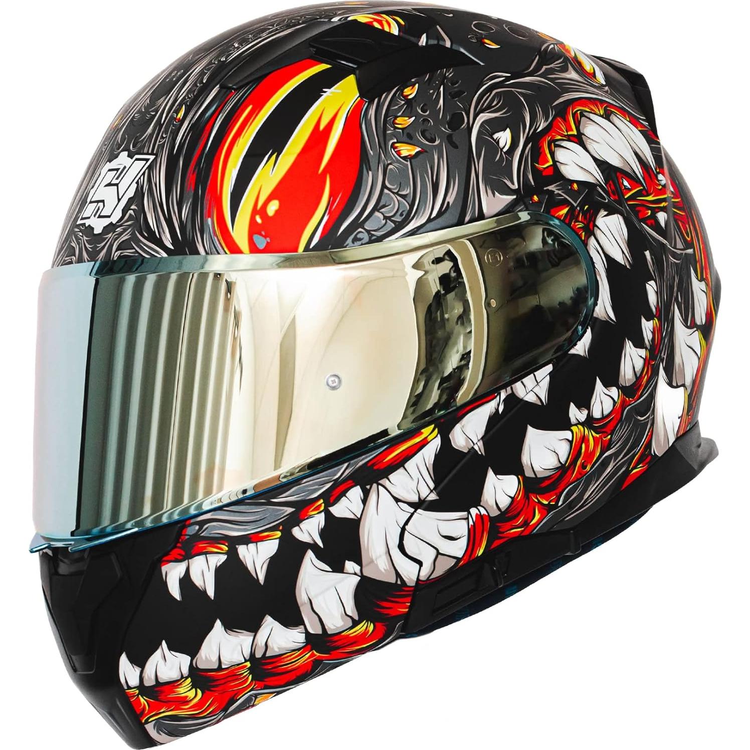 Casco Modular HAX Amatista Flip-Up Ligero Mutante Gris L