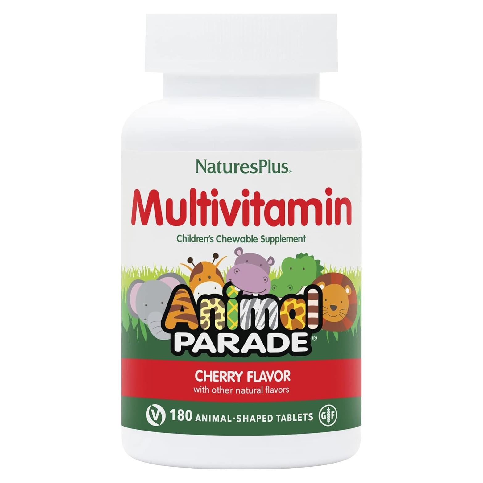 Multivitaminas Masticables para Niños Nature's Plus Cereza 180 Tab