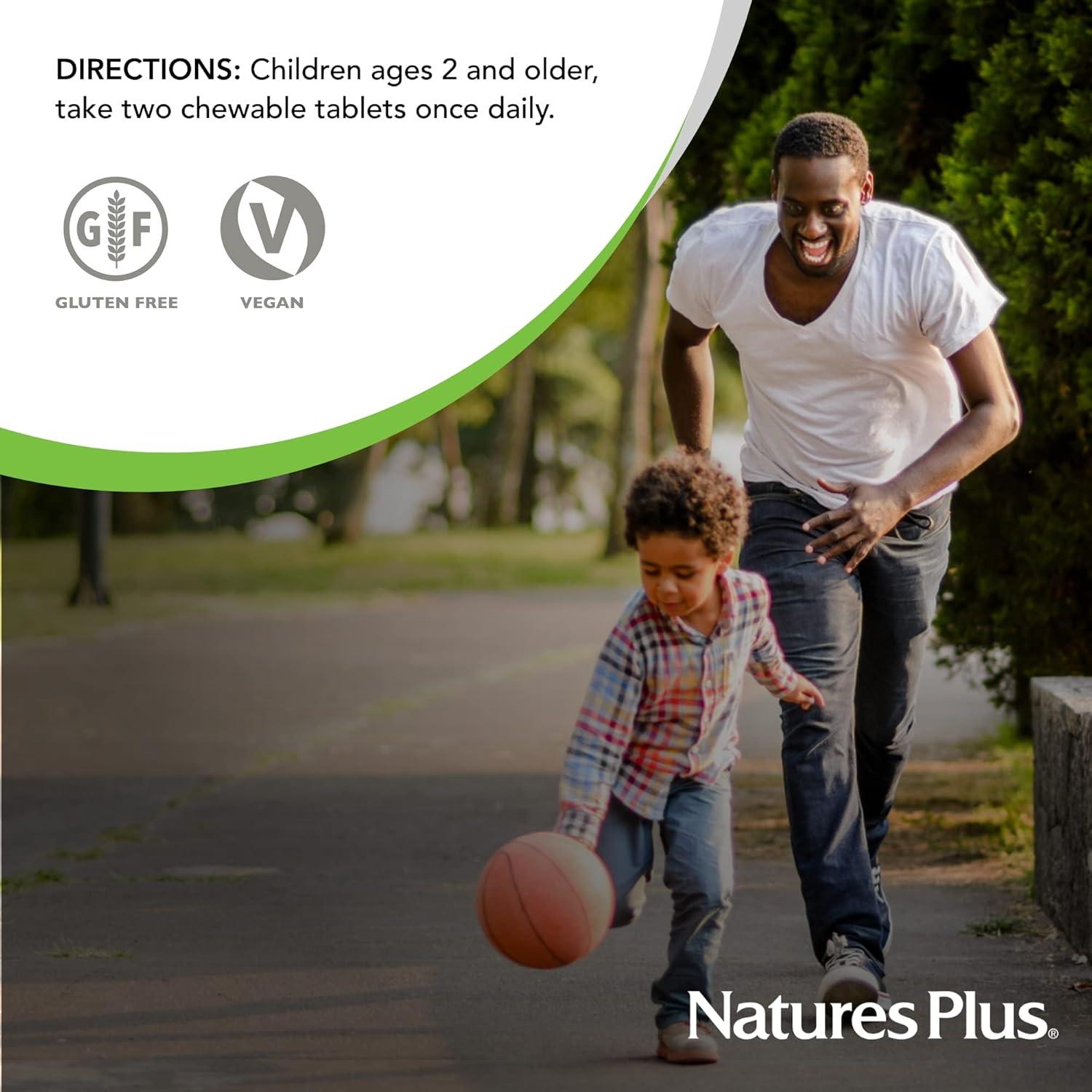Multivitaminas Masticables para Niños Nature's Plus Cereza 180 Tab