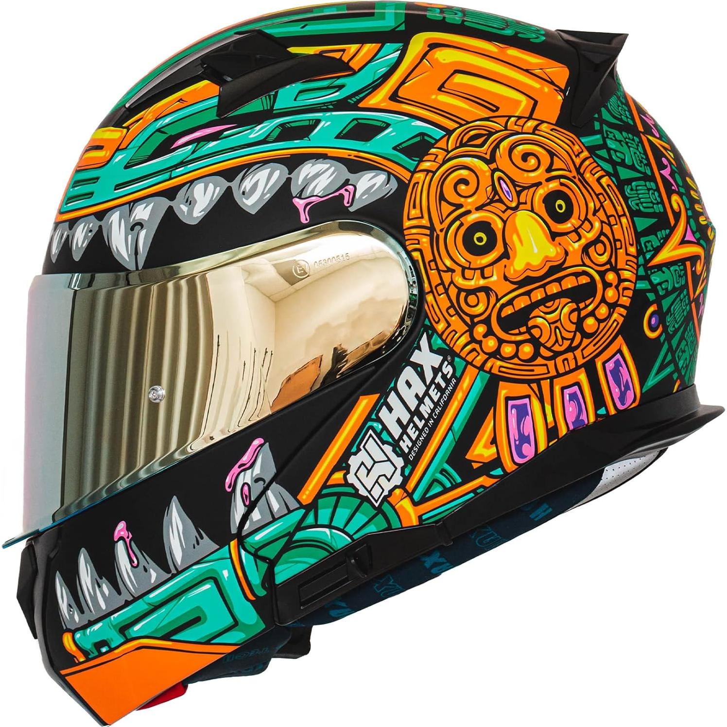 Casco HAX Modular Flip-Up Jaguar Aqua - Ligero y Seguro