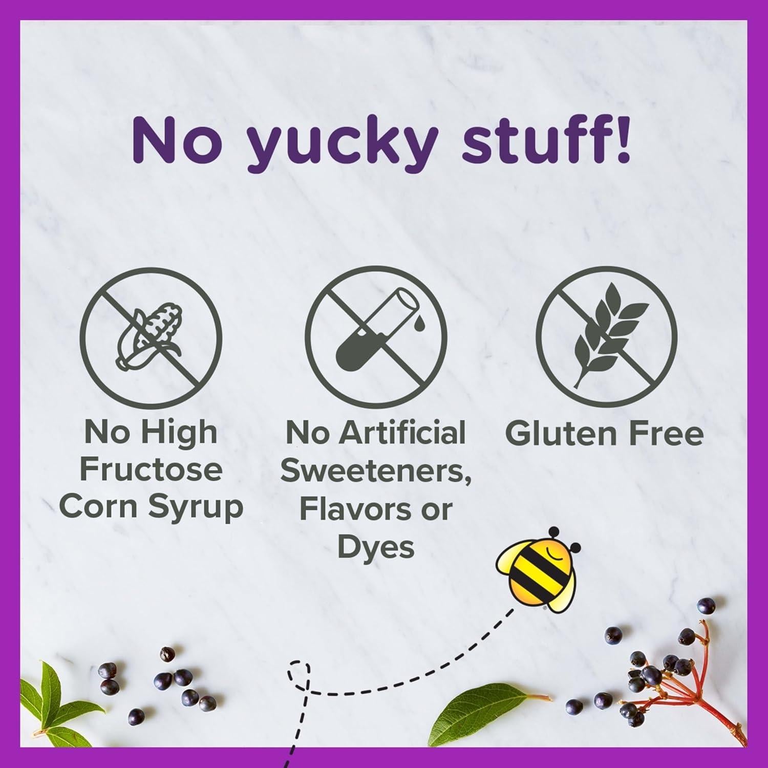 Jarabe de Saúco Zarbee para Niños 118 ml - Apoyo Inmunológico