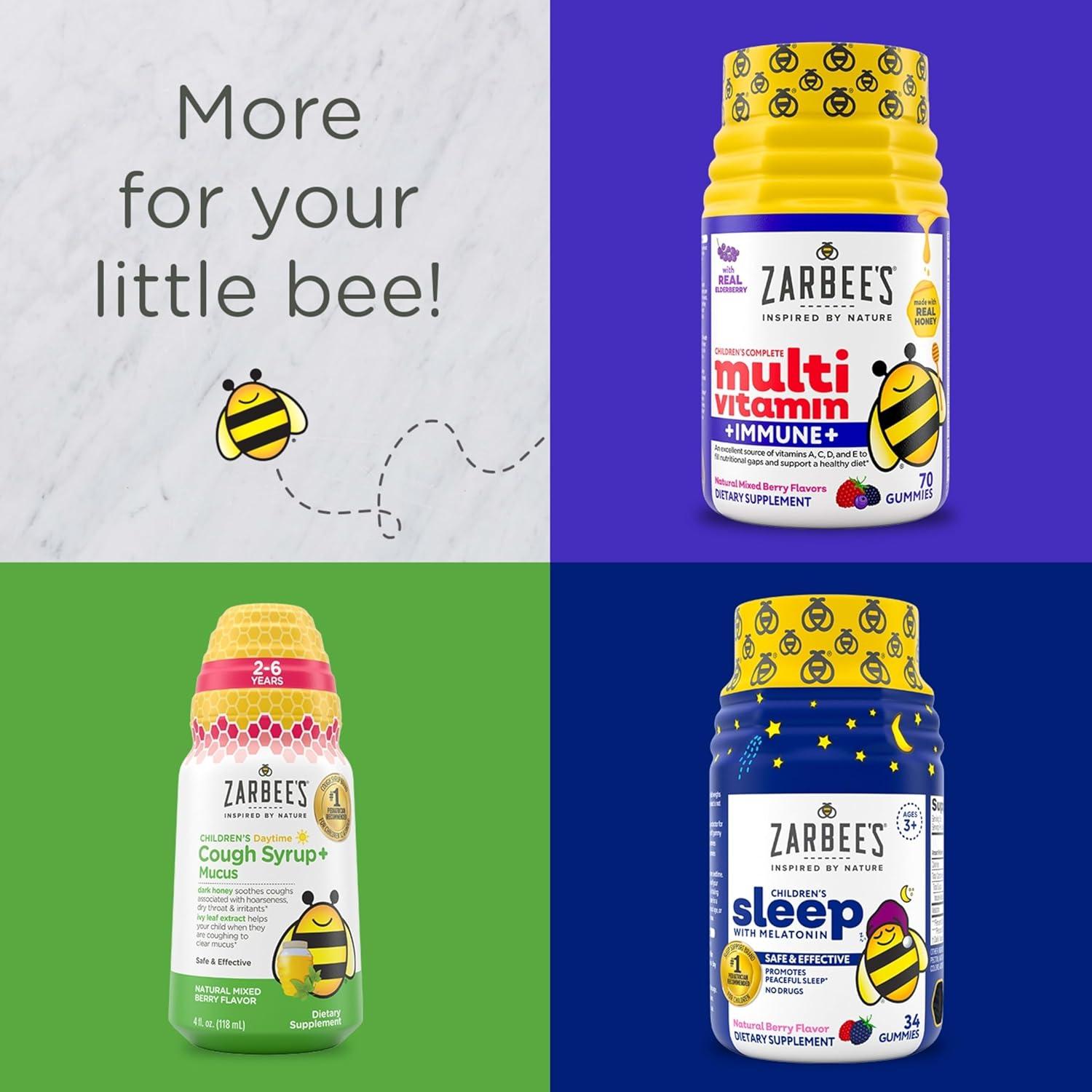 Jarabe de Saúco Zarbee para Niños 118 ml - Apoyo Inmunológico