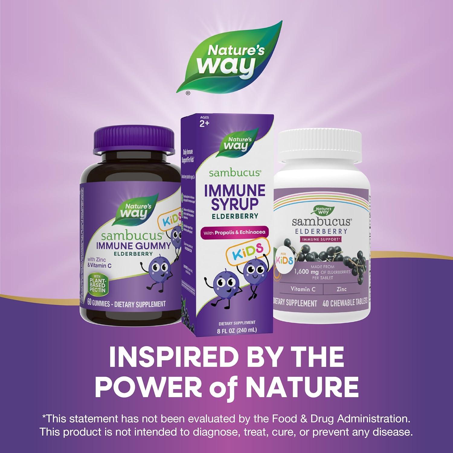 Jarabe Inmunológico de Saúco Nature's Way 236.6 ml Niños