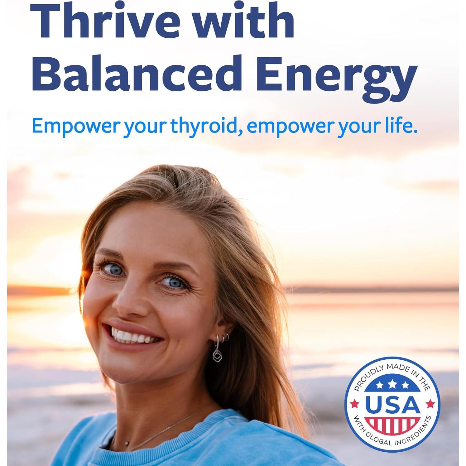 Suplemento de Tiroides Healths Harmony - 120 Cápsulas Veganas