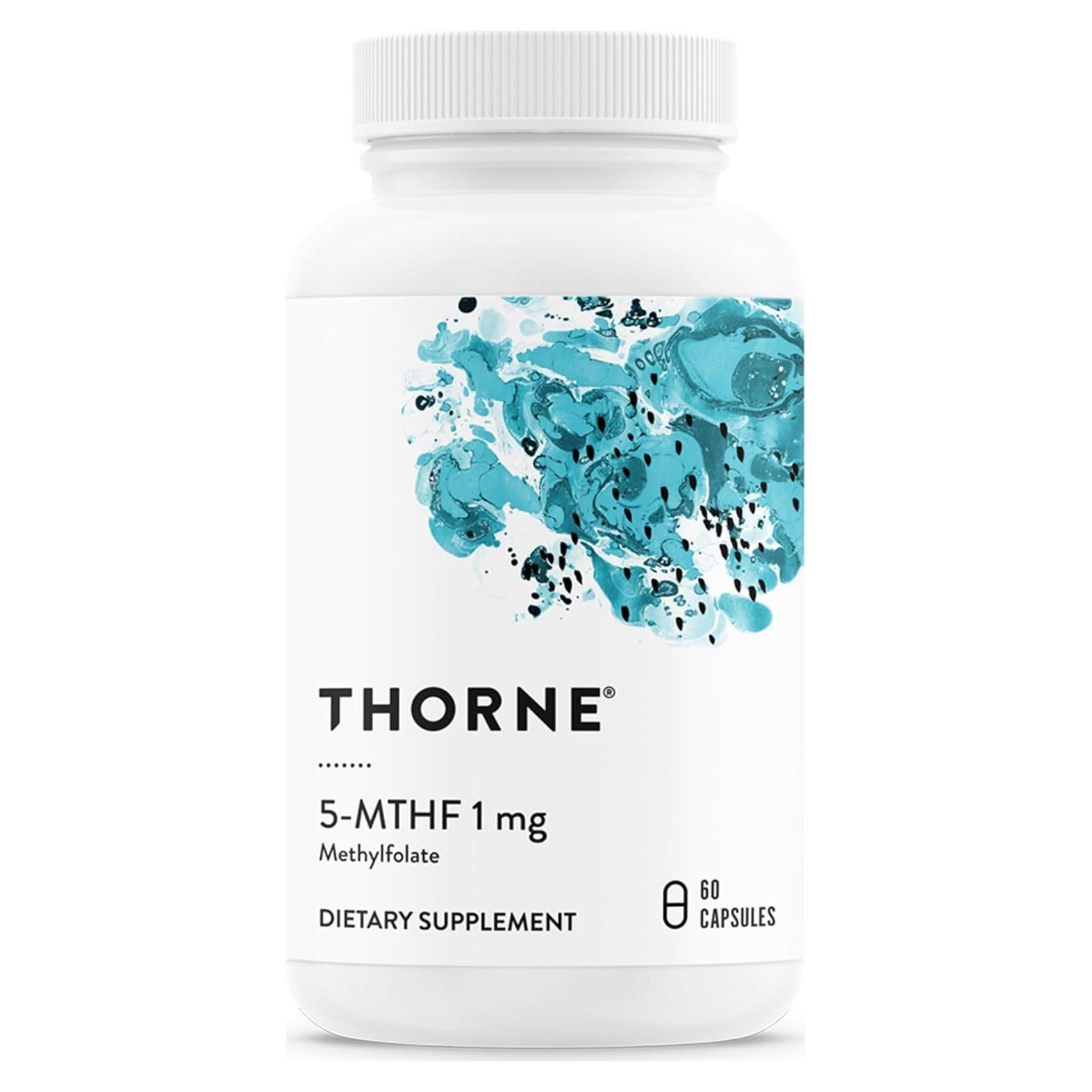 Suplemento Metilfolato 5-MTHF Thorne 60 Cápsulas 1mg