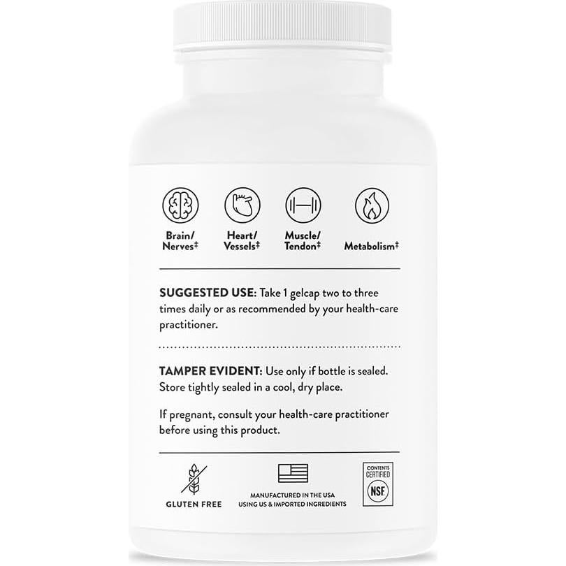 Suplemento Omega-3 Thorne Super EPA 425mg - 90 Gelcaps