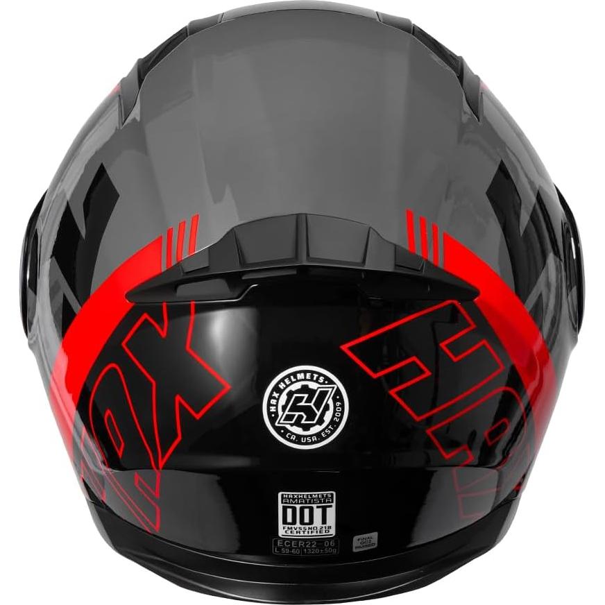 Casco HAX Modular Flip-Up Rojo Viento XXL Ligero y Seguro