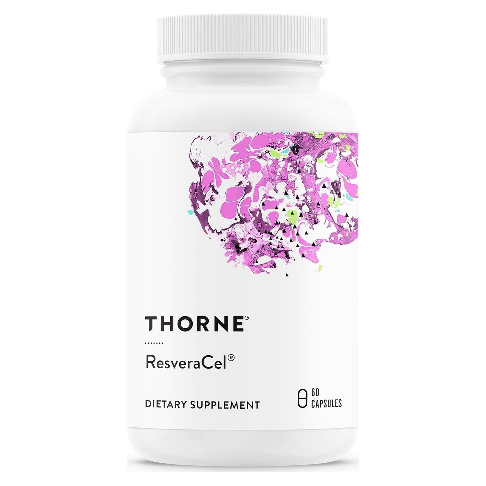 Suplemento Thorne ResveraCel 60 Cápsulas - Ribósido de Nicotinamida