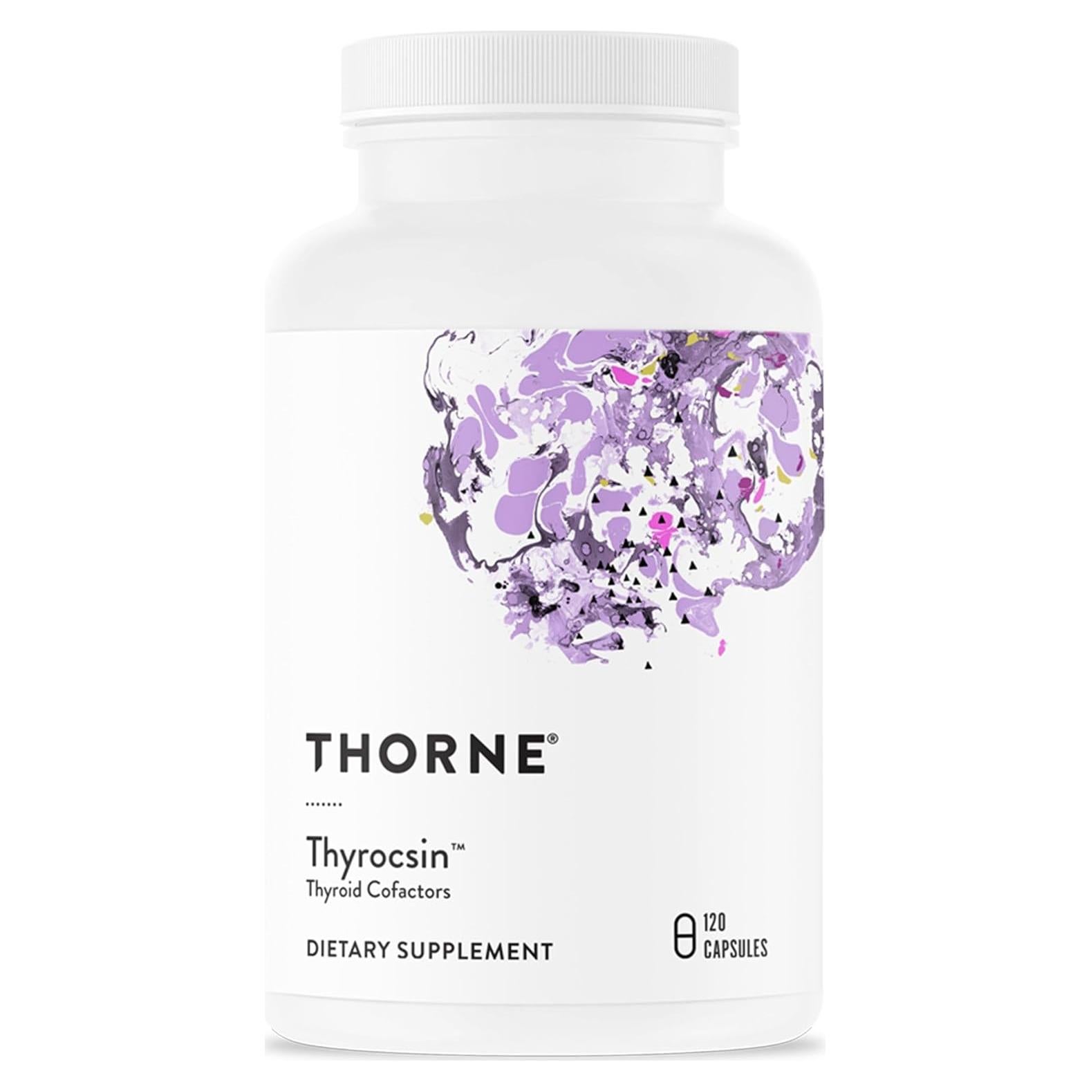 Suplemento Thyrocsin Thorne - 120 Cápsulas para Tiroides