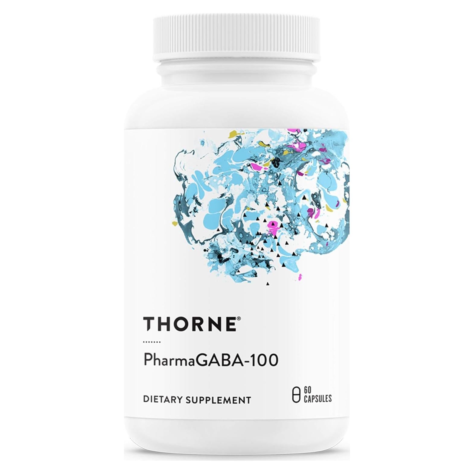 Suplemento GABA Thorne PharmaGABA-100 100 mg 60 Cápsulas
